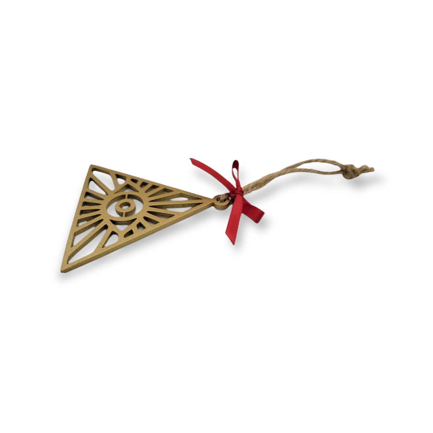 All Seeing Eye Illuminati Christmas Ornament