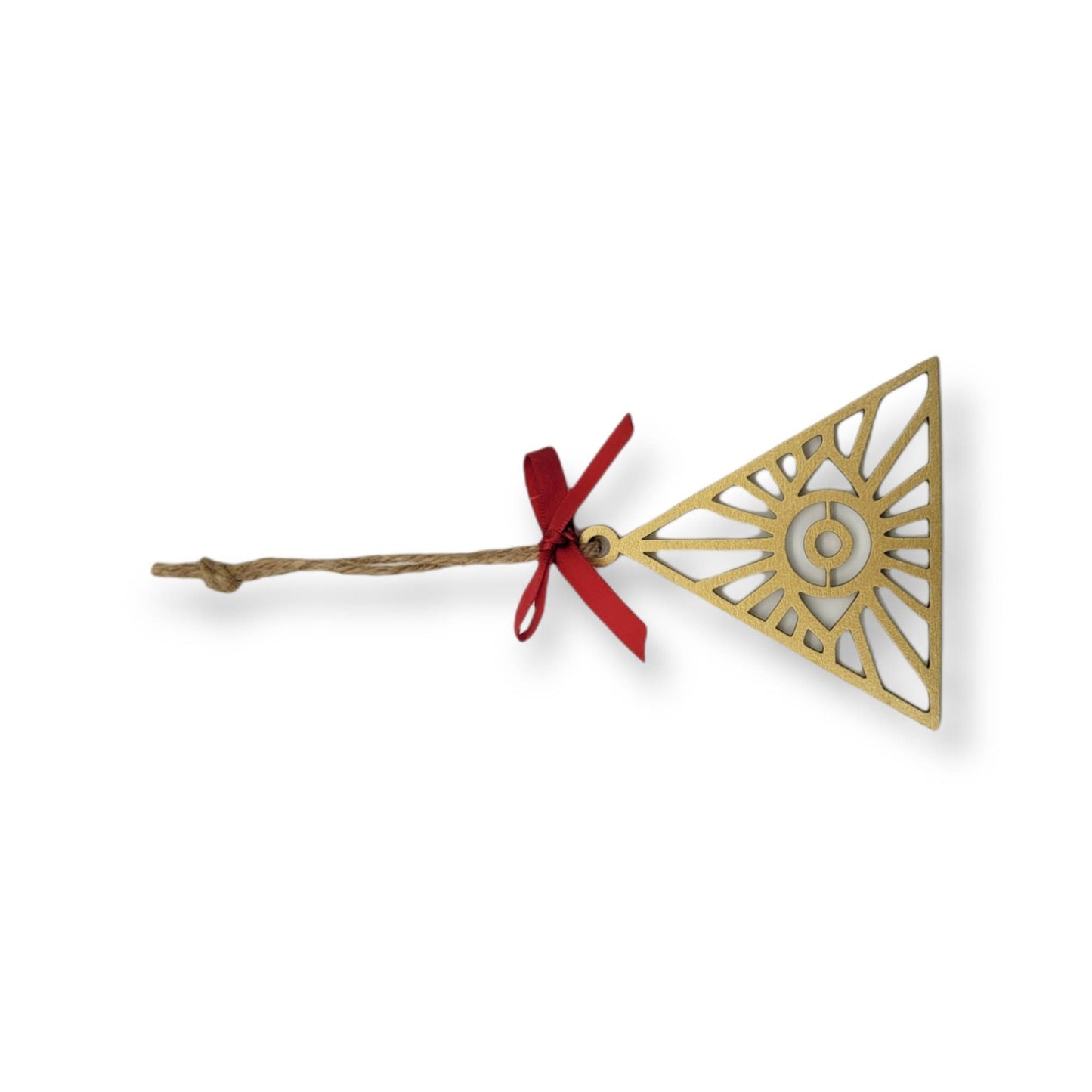 All Seeing Eye Illuminati Christmas Ornament