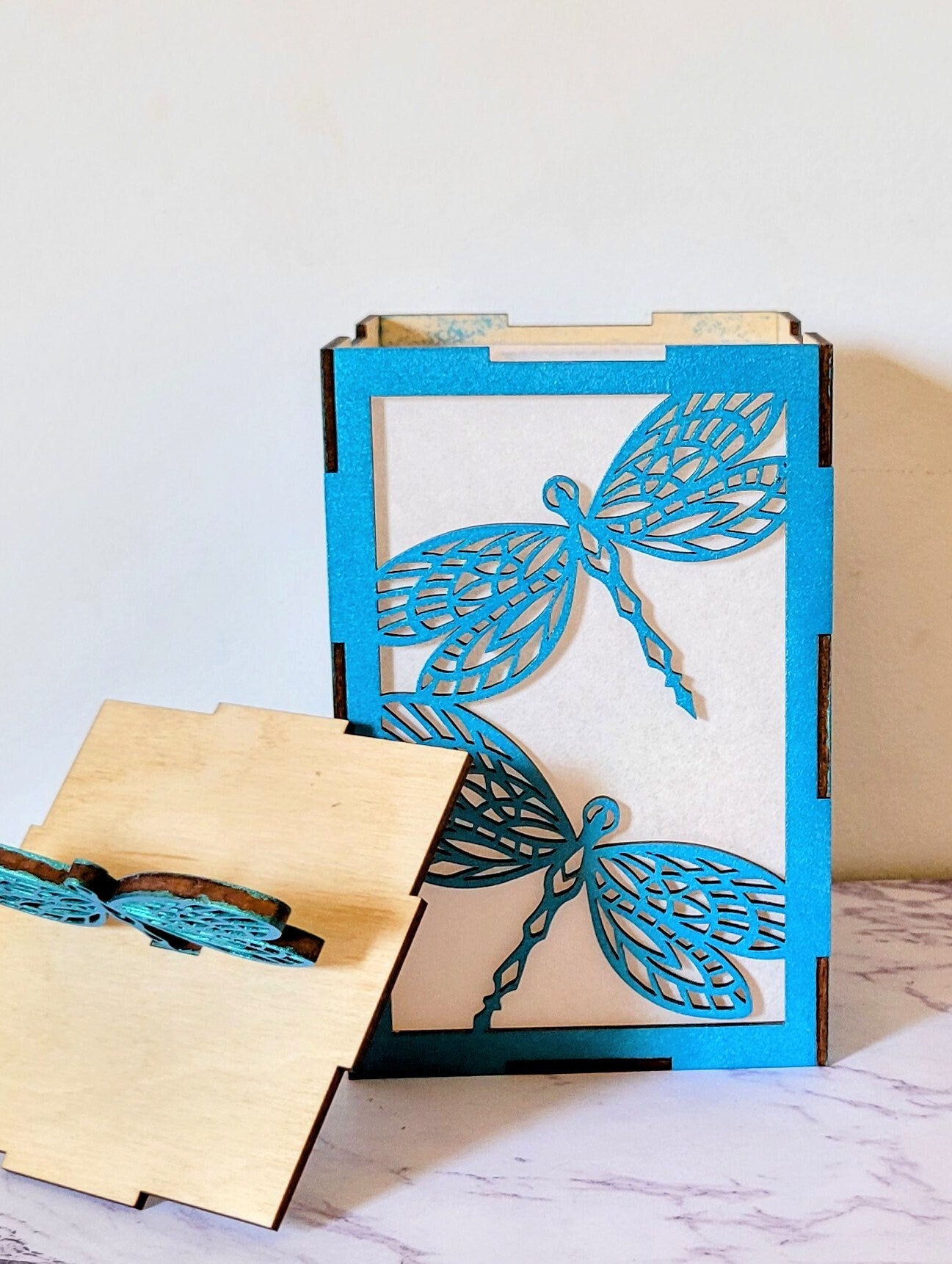 Dragonfly Votive Lantern - Candle Holder Lantern - Dragonfly Cut Out - Wedding Lantern - Wedding Decor - Lounge Decor Lantern