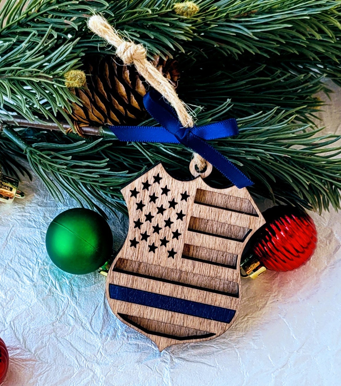 Police Officer Christmas Ornament