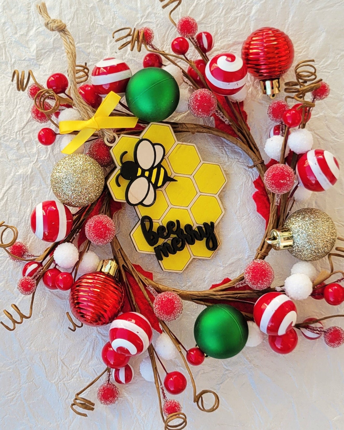 Bee Merry Christmas Ornament
