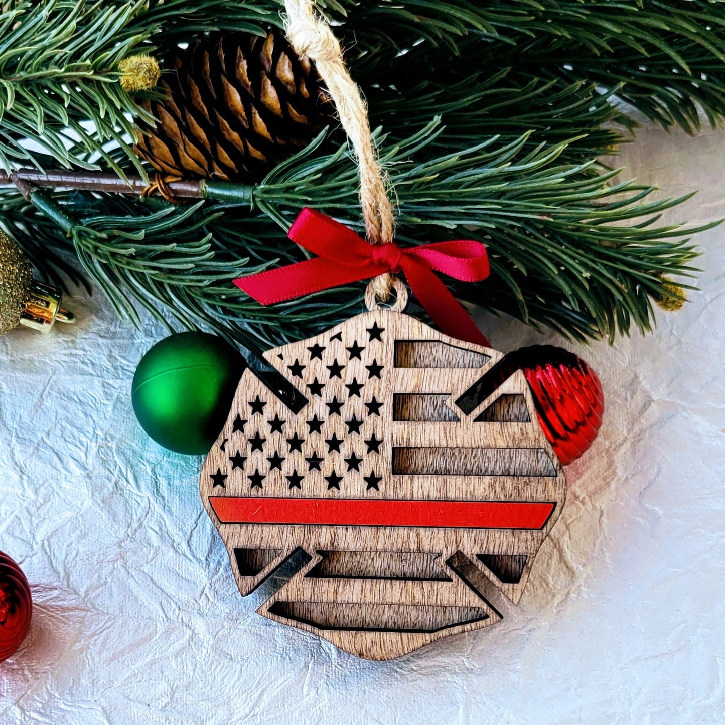 Firefighter Christmas Ornament