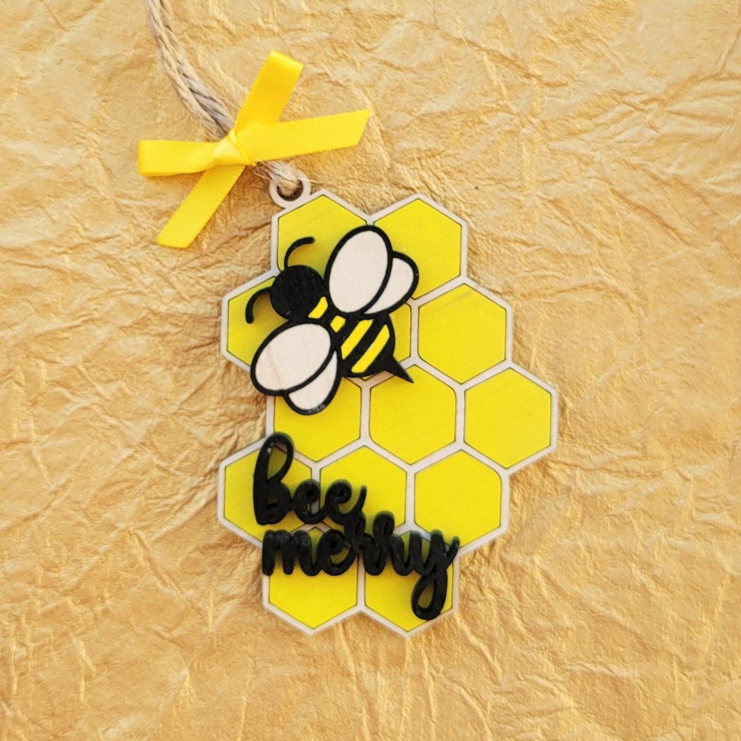 Bee Merry Christmas Ornament