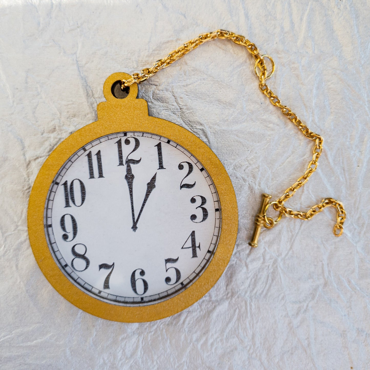 Time Spent Pocket Watch Christmas Ornament