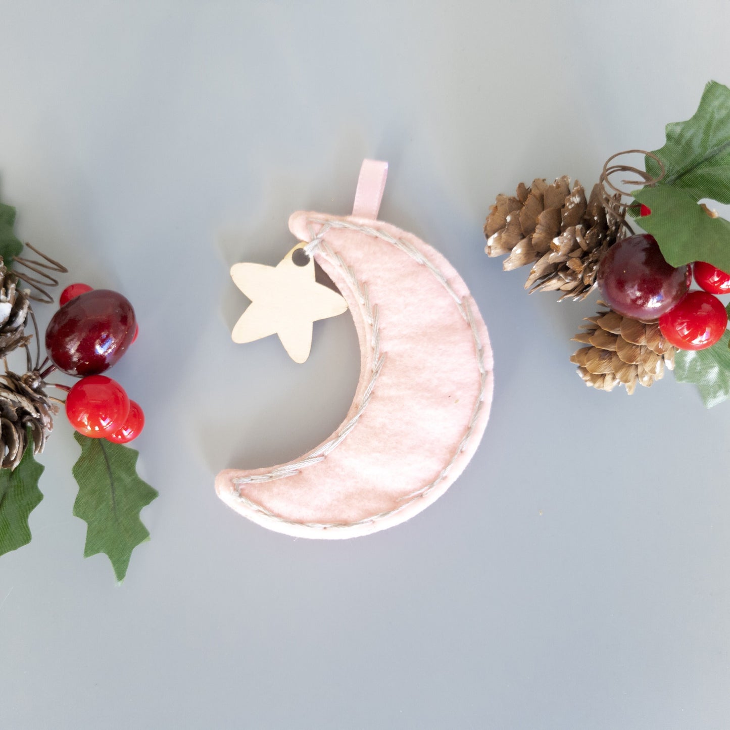 Custom Embroidered Babys First Christmas Ornament