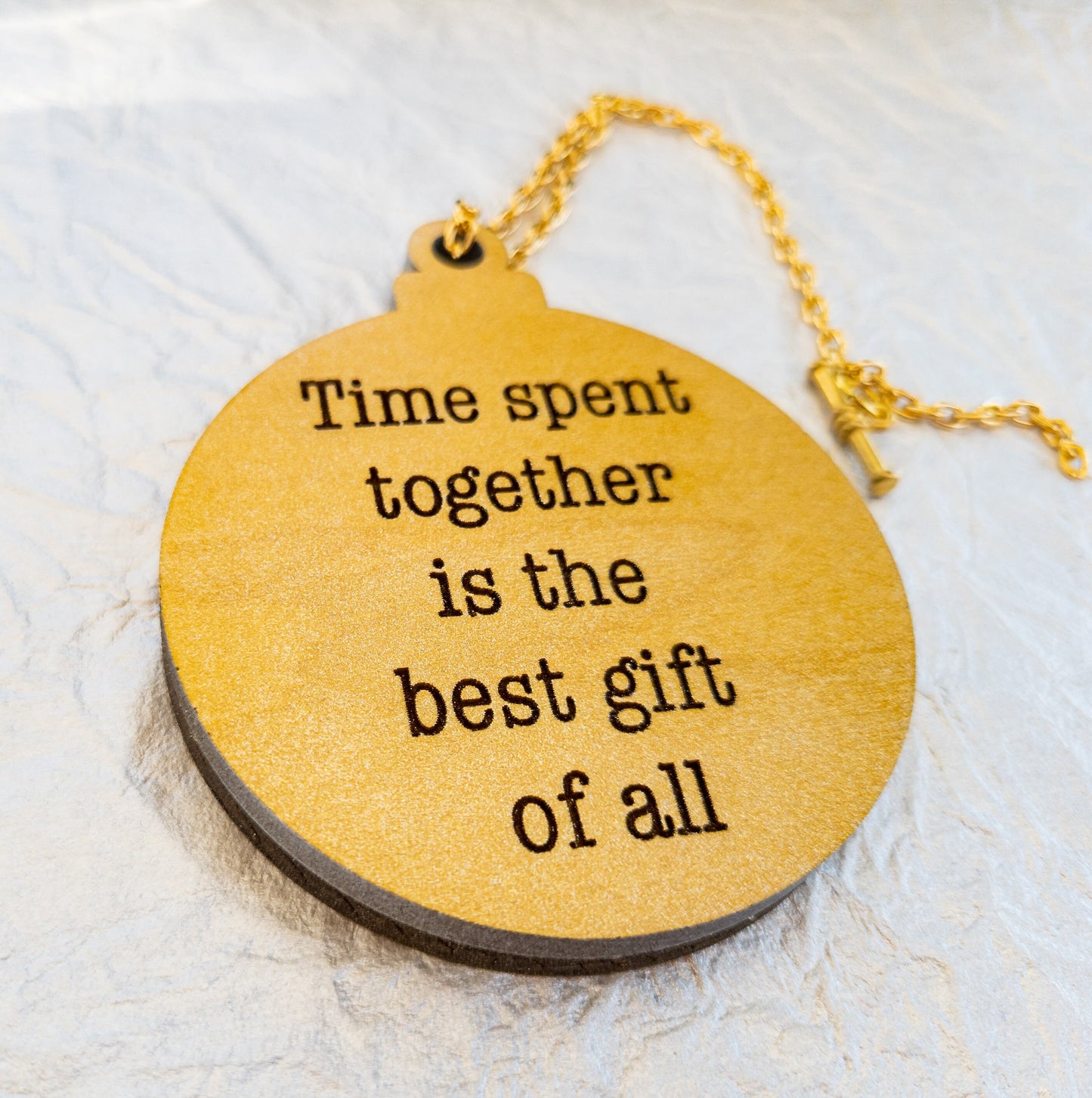 Time Spent Pocket Watch Christmas Ornament