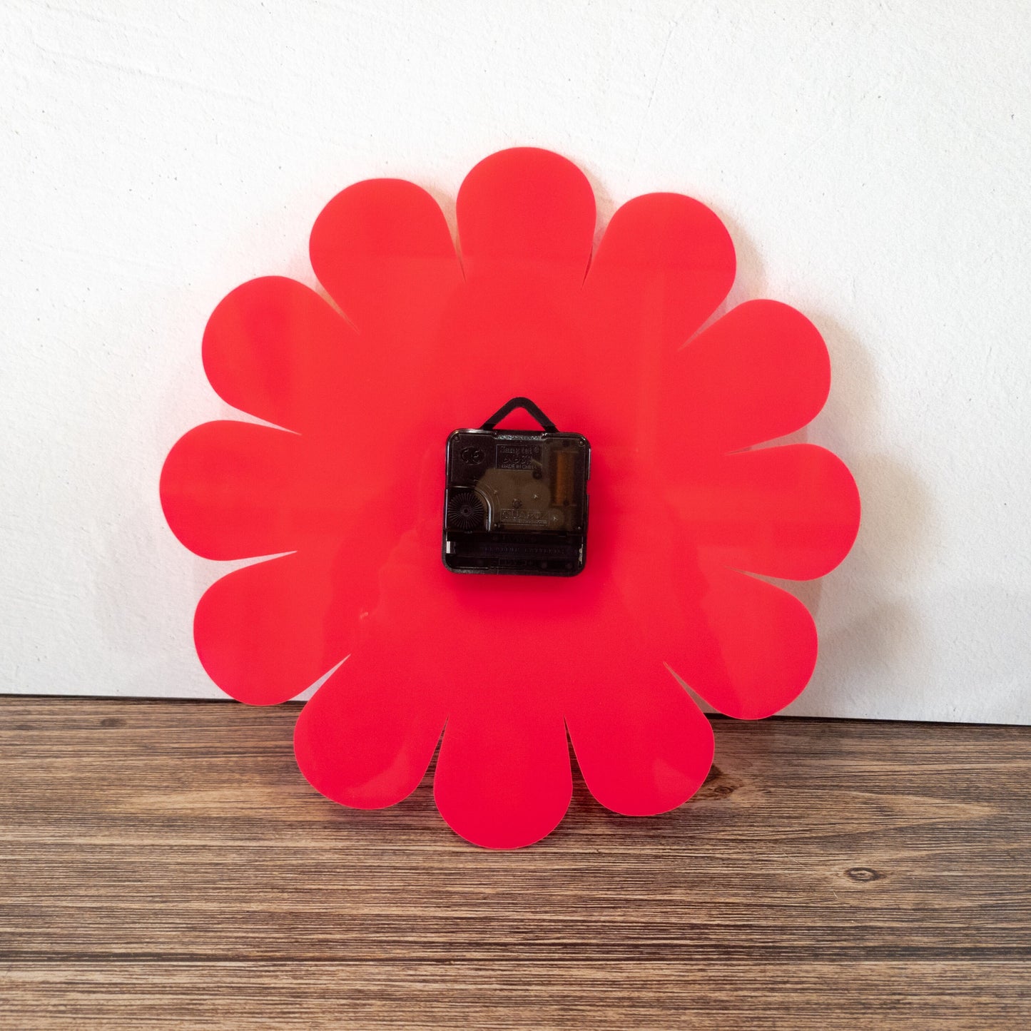 Hot Pink Daisy Wall Clock
