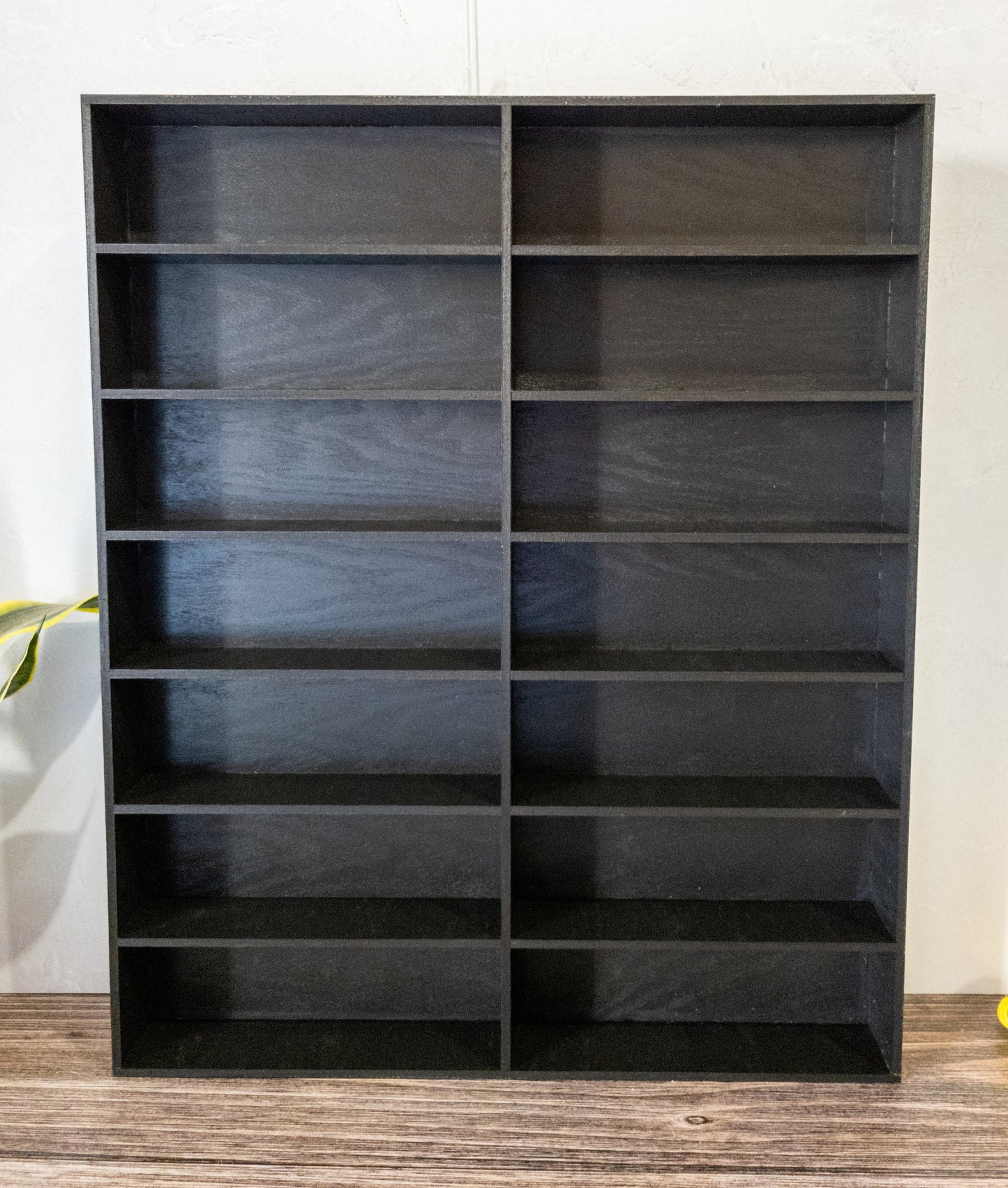 14 Compartment Wooden Display Shelf - 9x3 - Trinket Shelf - Curio Cabinet