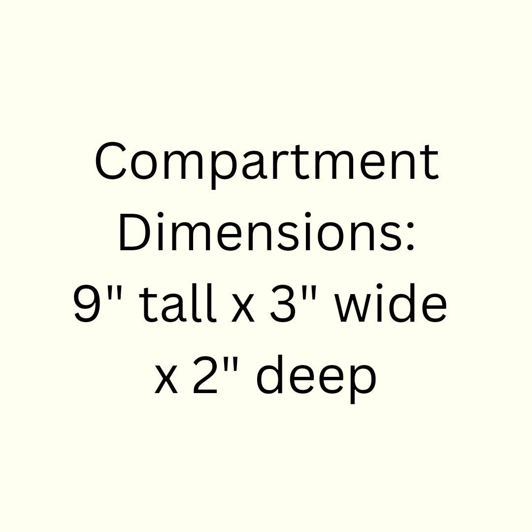 14 Compartment Wooden Display Shelf - 9x3 - Trinket Shelf - Curio Cabinet