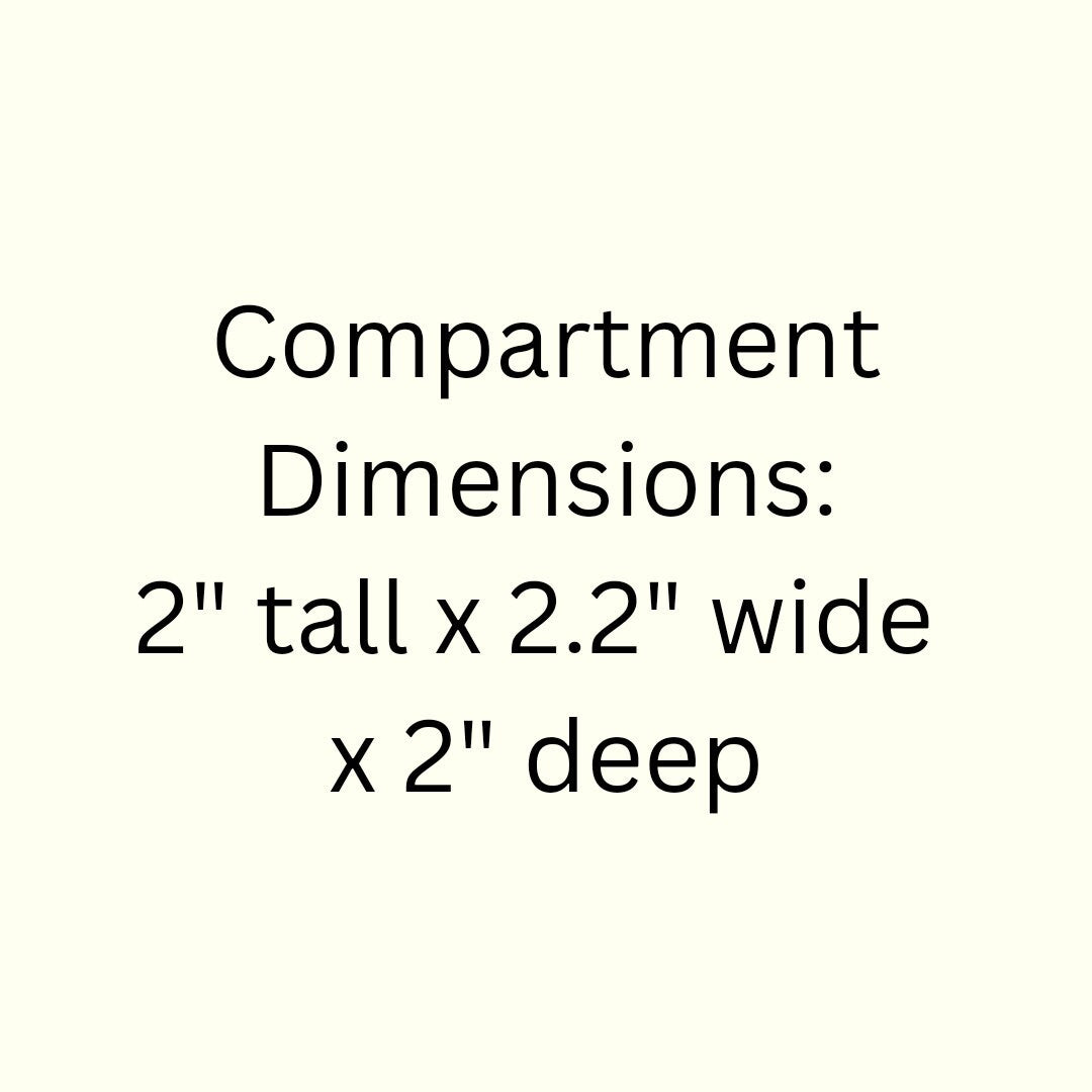 32 Compartment Wooden Display Shelf - 2x2.2 - Trinket Shelf - Curio Cabinet