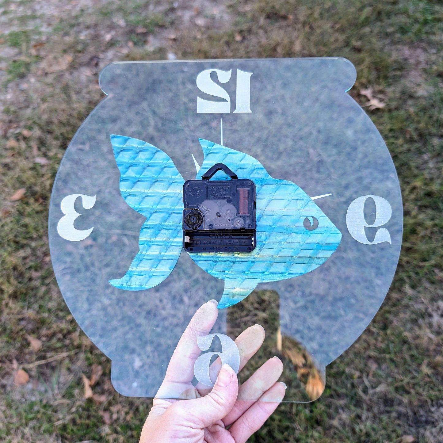 Fish Bowl Wall Clock