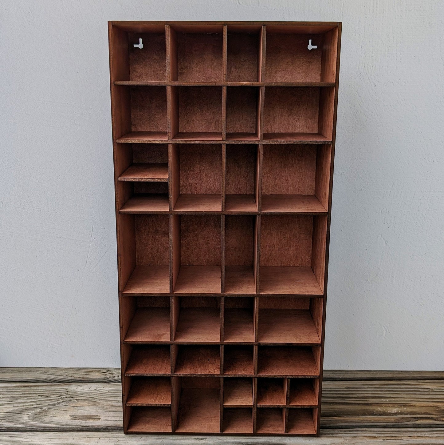 Shadow Box Wooden Display Shelf - Wall Cubby Shelf - Multiple Compartment Sizes - #3 - Trinket Shelf - Curio Cabinet