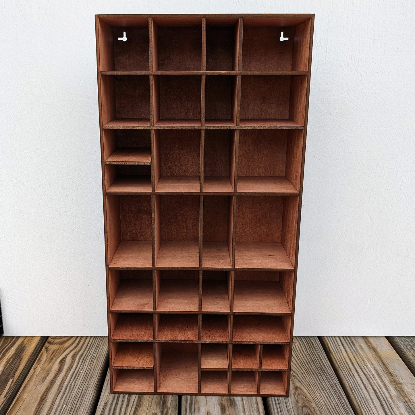 Shadow Box Wooden Display Shelf - Wall Cubby Shelf - Multiple Compartment Sizes - #3 - Trinket Shelf - Curio Cabinet