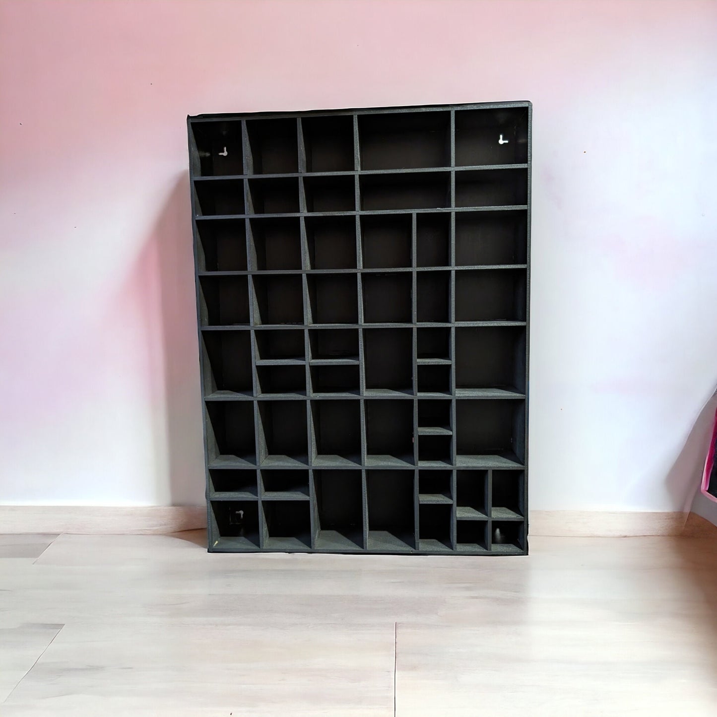 Shadow Box Wooden Display Shelf - Wall Cubby Shelf - Multiple Compartment Sizes - #2 - Trinket Shelf - Curio Cabinet