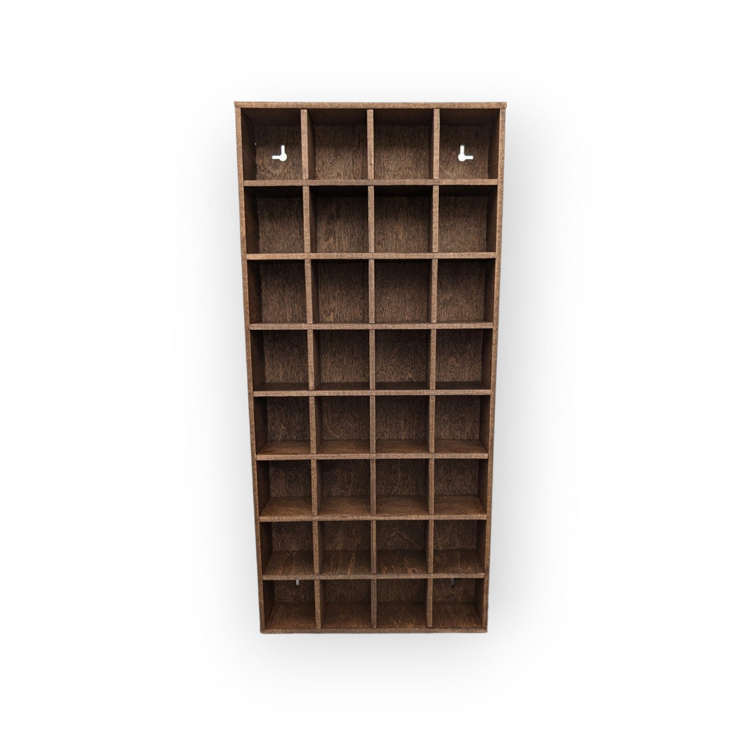 32 Compartment Wooden Display Shelf - 2x2.2 - Trinket Shelf - Curio Cabinet