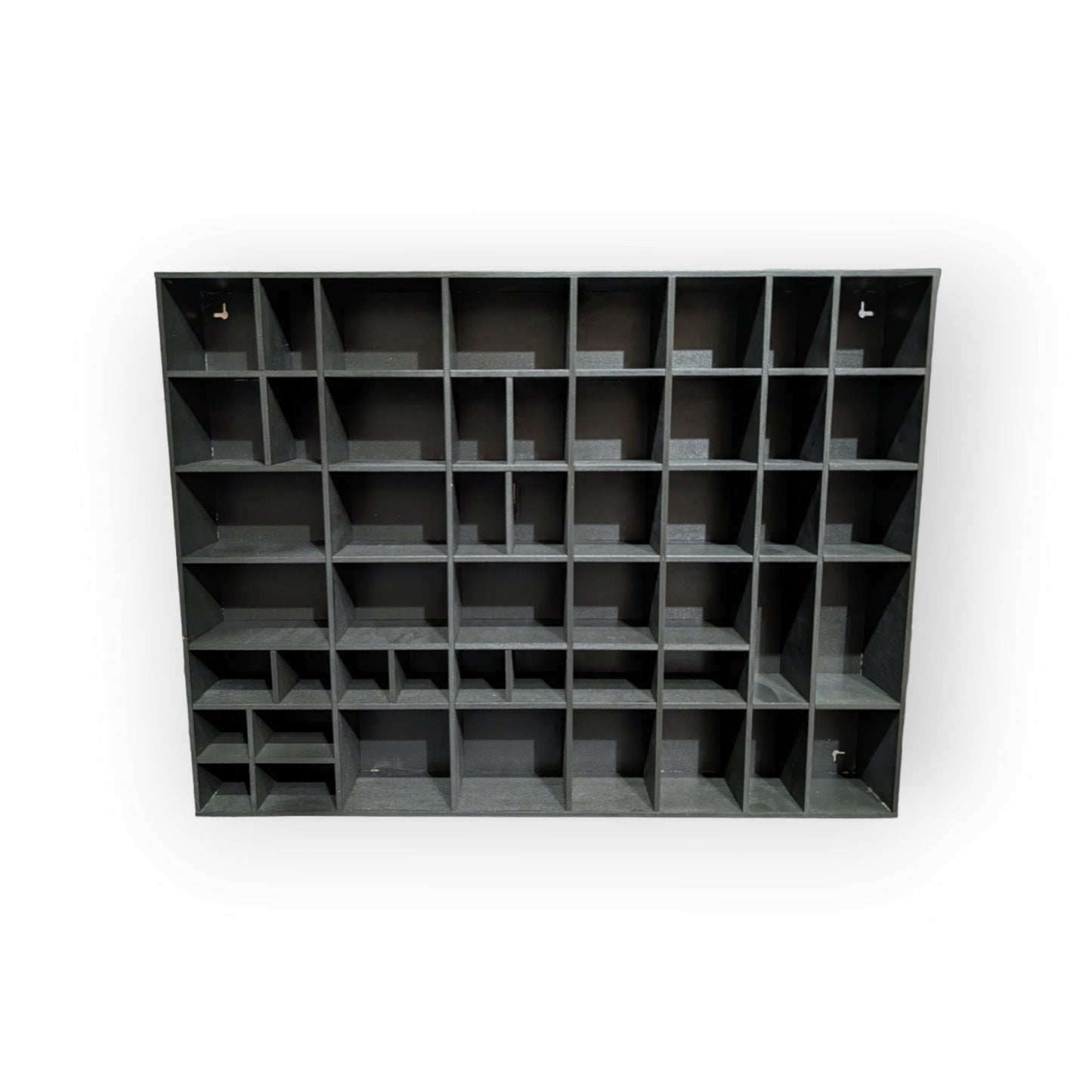Shadow Box Wooden Display Shelf - Wall Cubby Shelf - Multiple Compartment Sizes - #2 - Trinket Shelf - Curio Cabinet