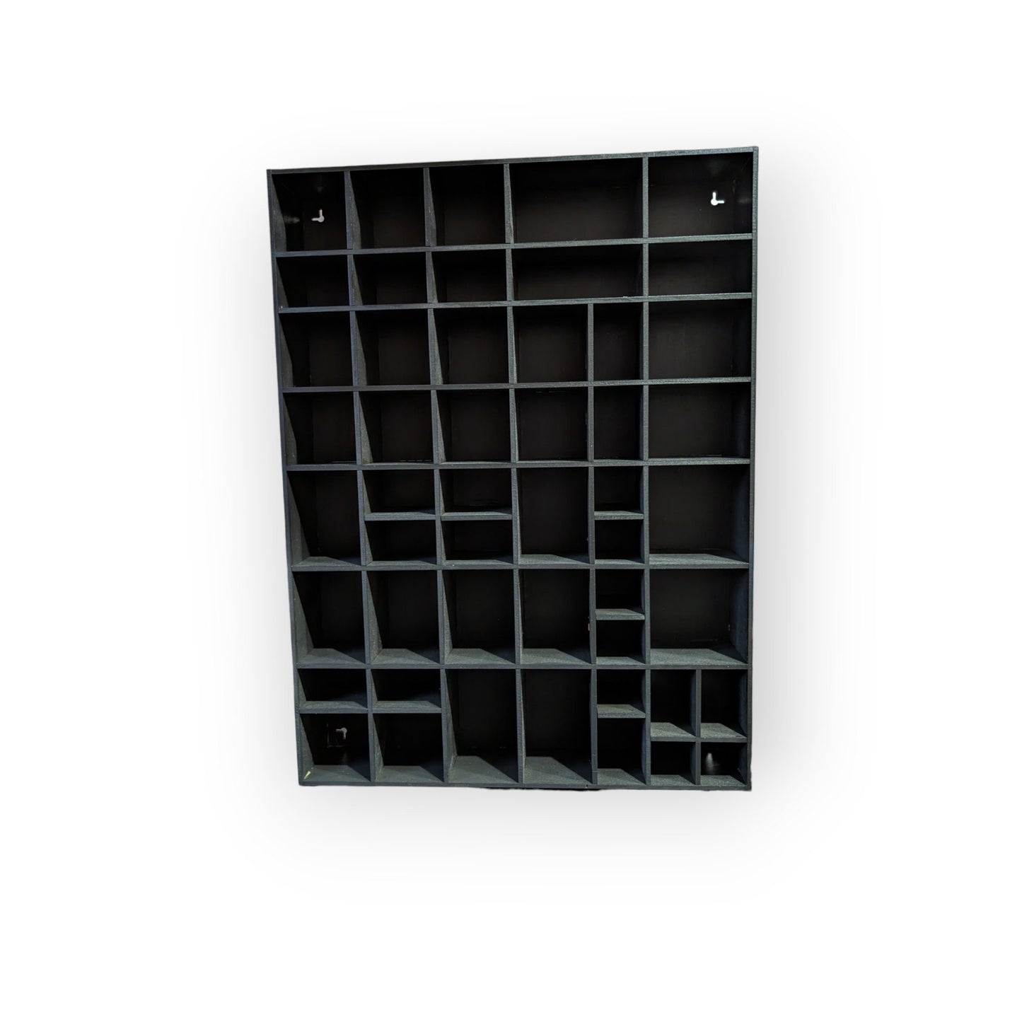 Shadow Box Wooden Display Shelf - Wall Cubby Shelf - Multiple Compartment Sizes - #2 - Trinket Shelf - Curio Cabinet