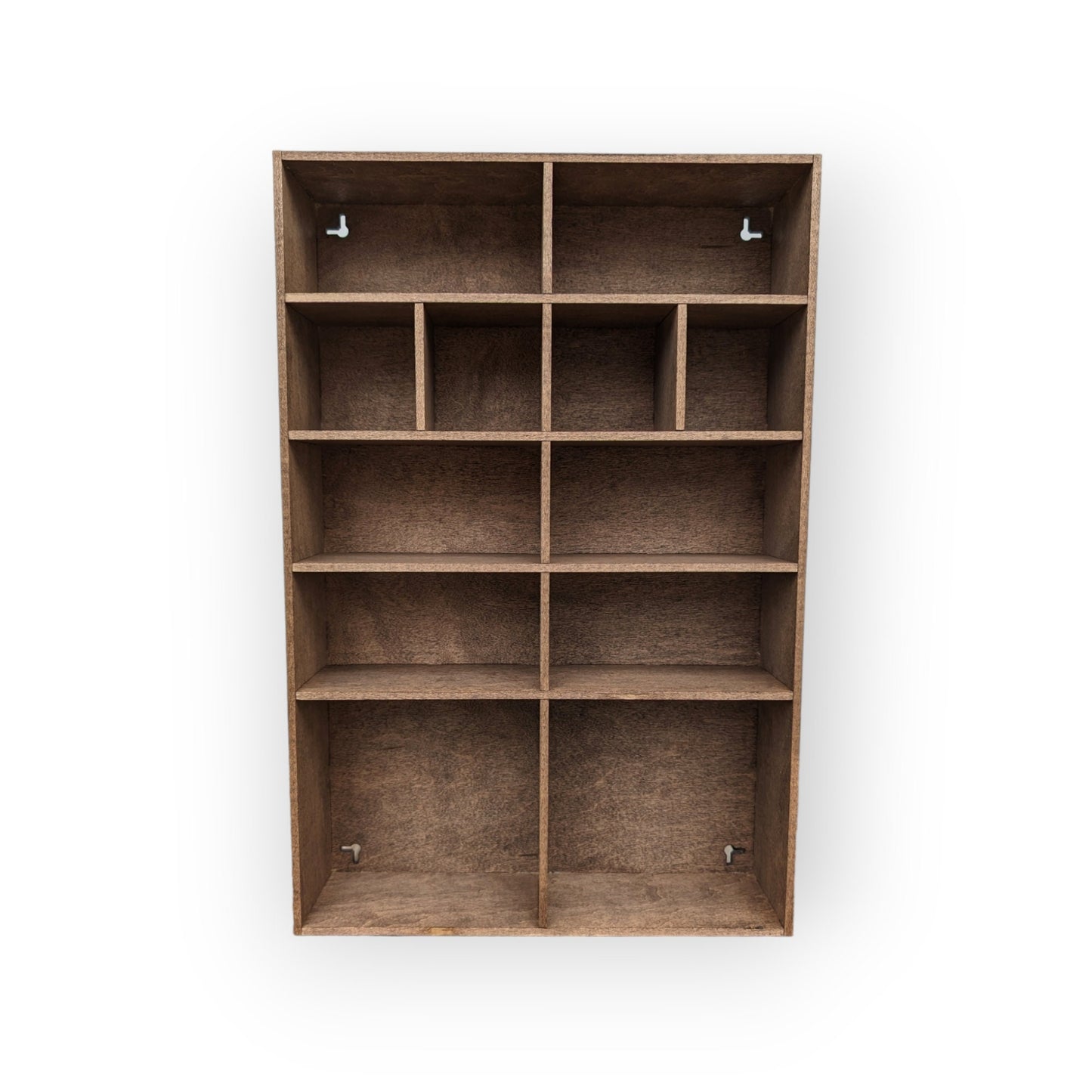 Shadow Box Wooden Display Shelf - Wall Cubby Shelf - Multiple Compartment Sizes - #9 - Trinket Shelf - Curio Cabinet