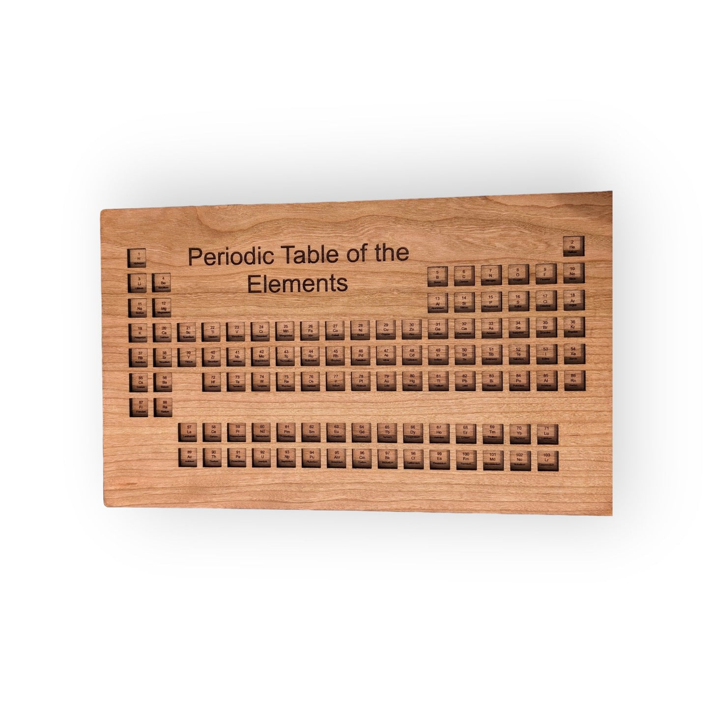 Periodic Table Tray Display - Gift for Teachers - Gift for Scientists - Trinket Shelf - Curio Cabinet
