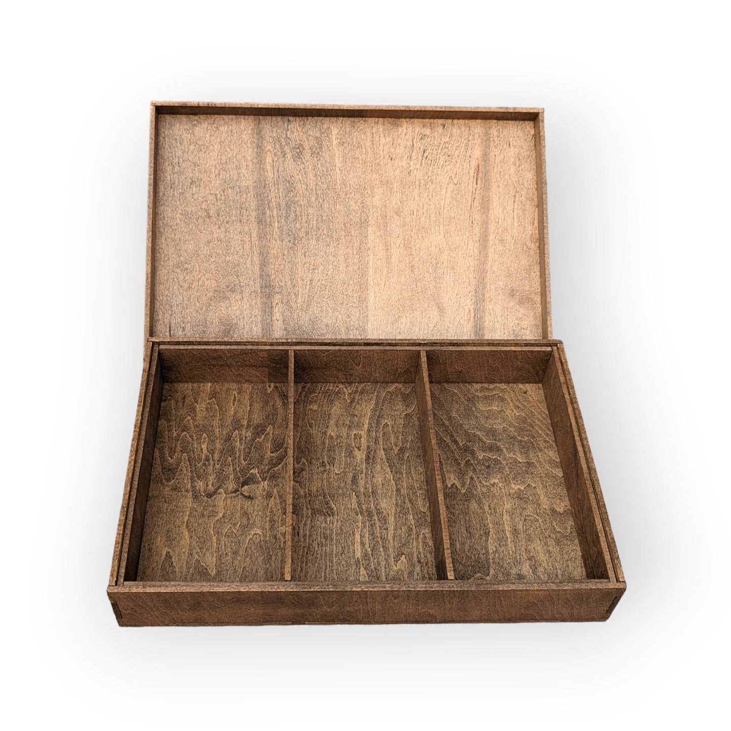 Custom Compartment Wooden Display Box