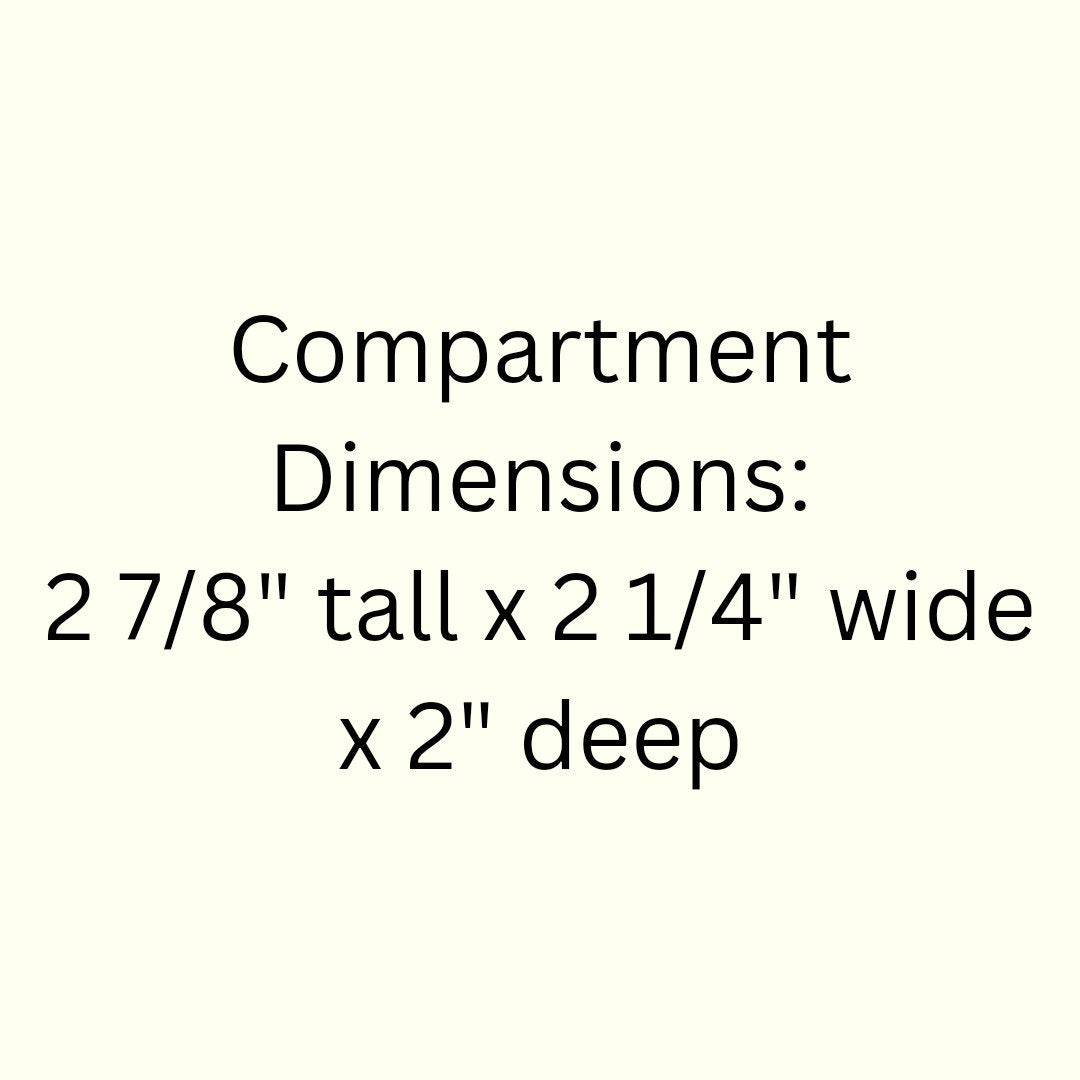 DISCOUNTED 20 Compartment Wooden Display Shelf - 2.8x2.25 - Trinket Shelf - Curio Cabinet