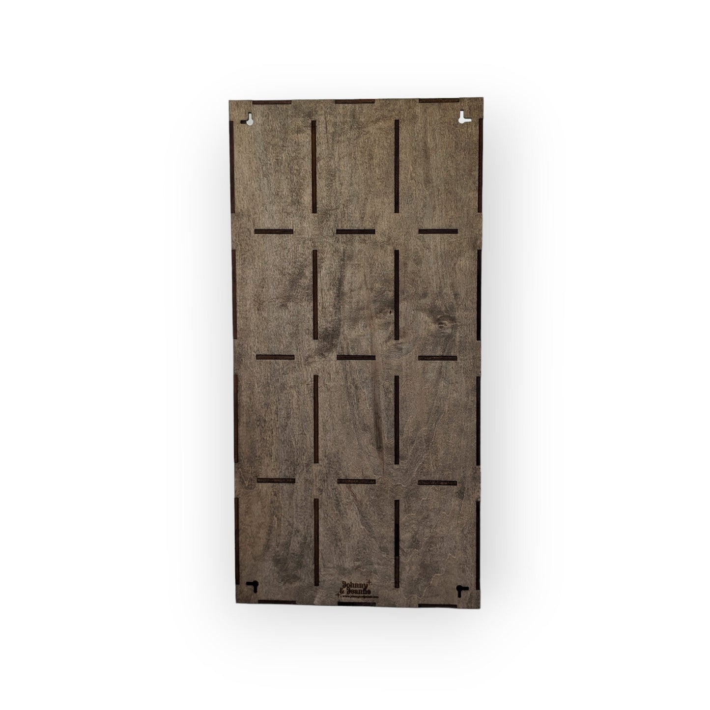 12 Compartment Wooden Display Shelf - 5.5x3.5 - Trinket Shelf - Curio Cabinet
