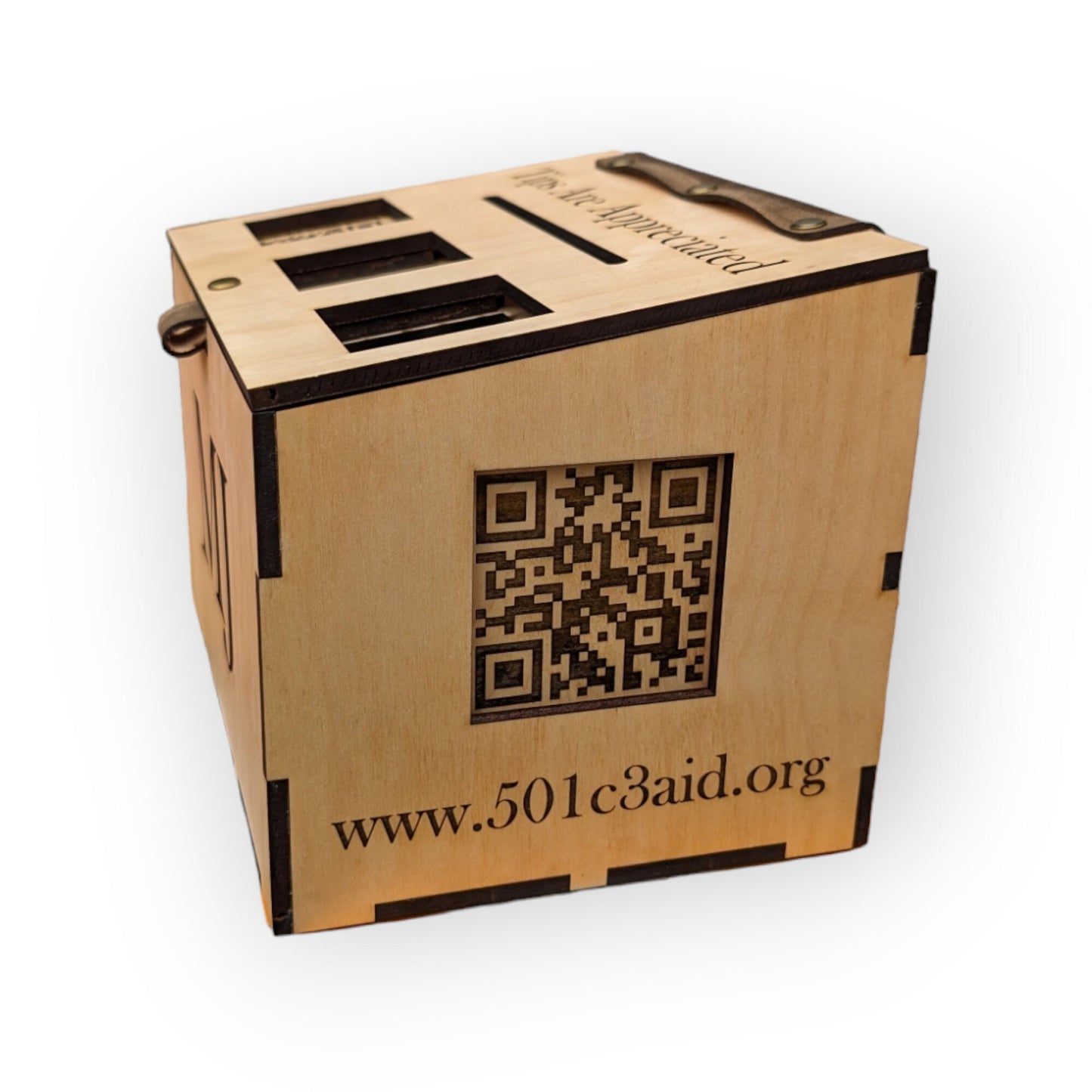 QR Code Tip Box - Busking Box - Musician Tip Box - Gig Box - QR Code Payment Sign