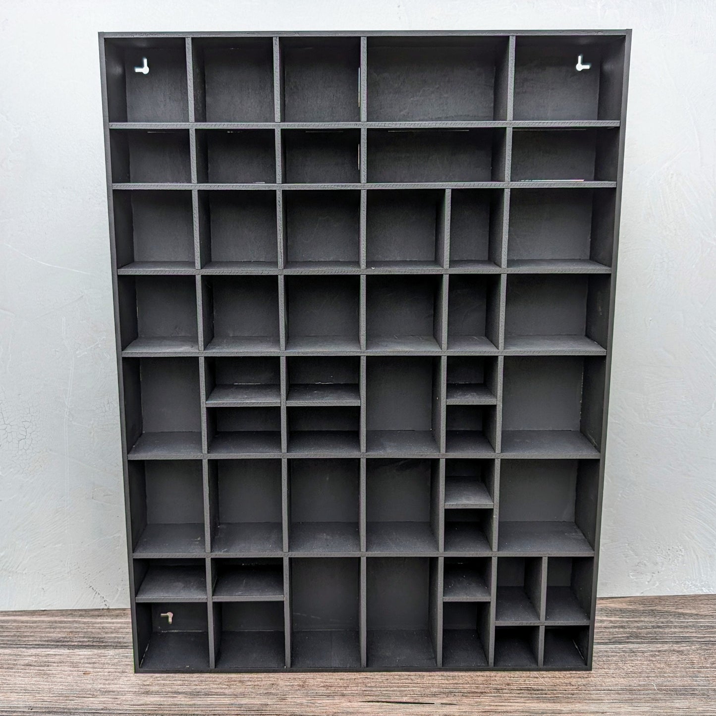 Shadow Box Wooden Display Shelf - Wall Cubby Shelf - Multiple Compartment Sizes - #2 - Trinket Shelf - Curio Cabinet