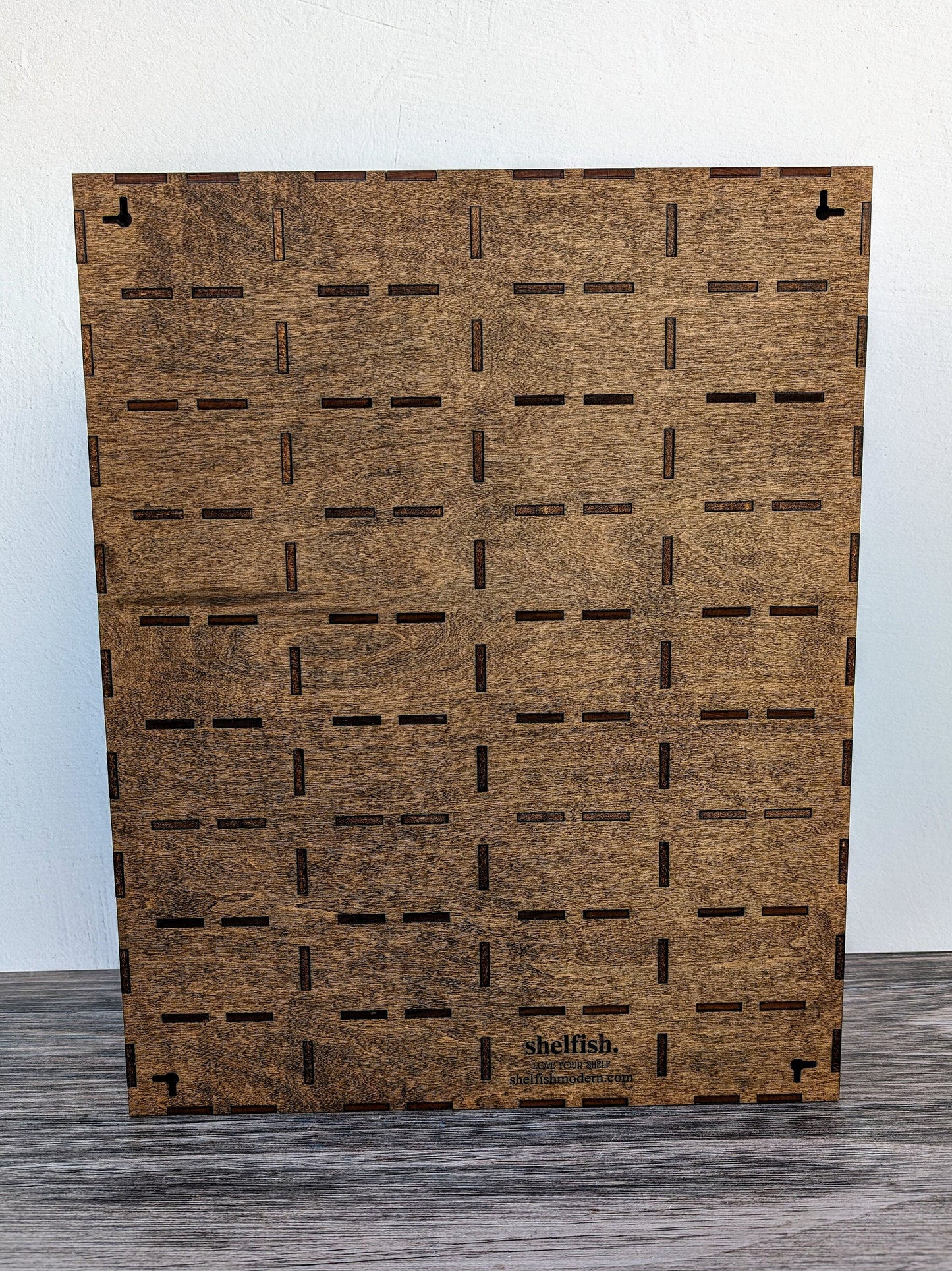 36 Compartment Wooden Display Shelf - 2x3.75 - Trinket Shelf - Curio Cabinet