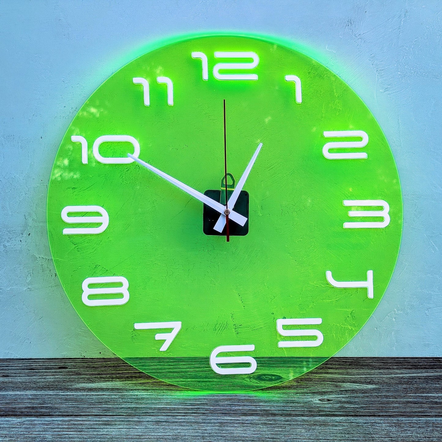 Blacklight Space Clock