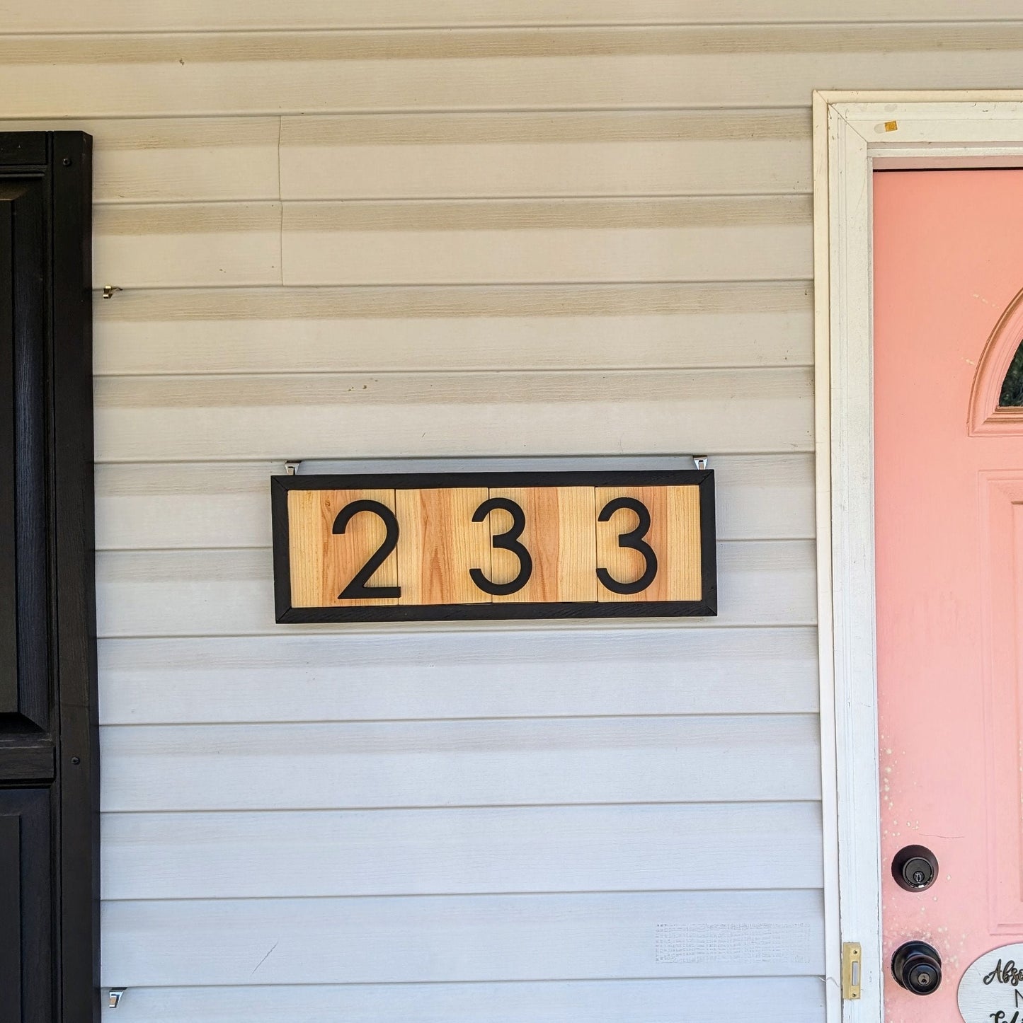 3d Street Number Sign