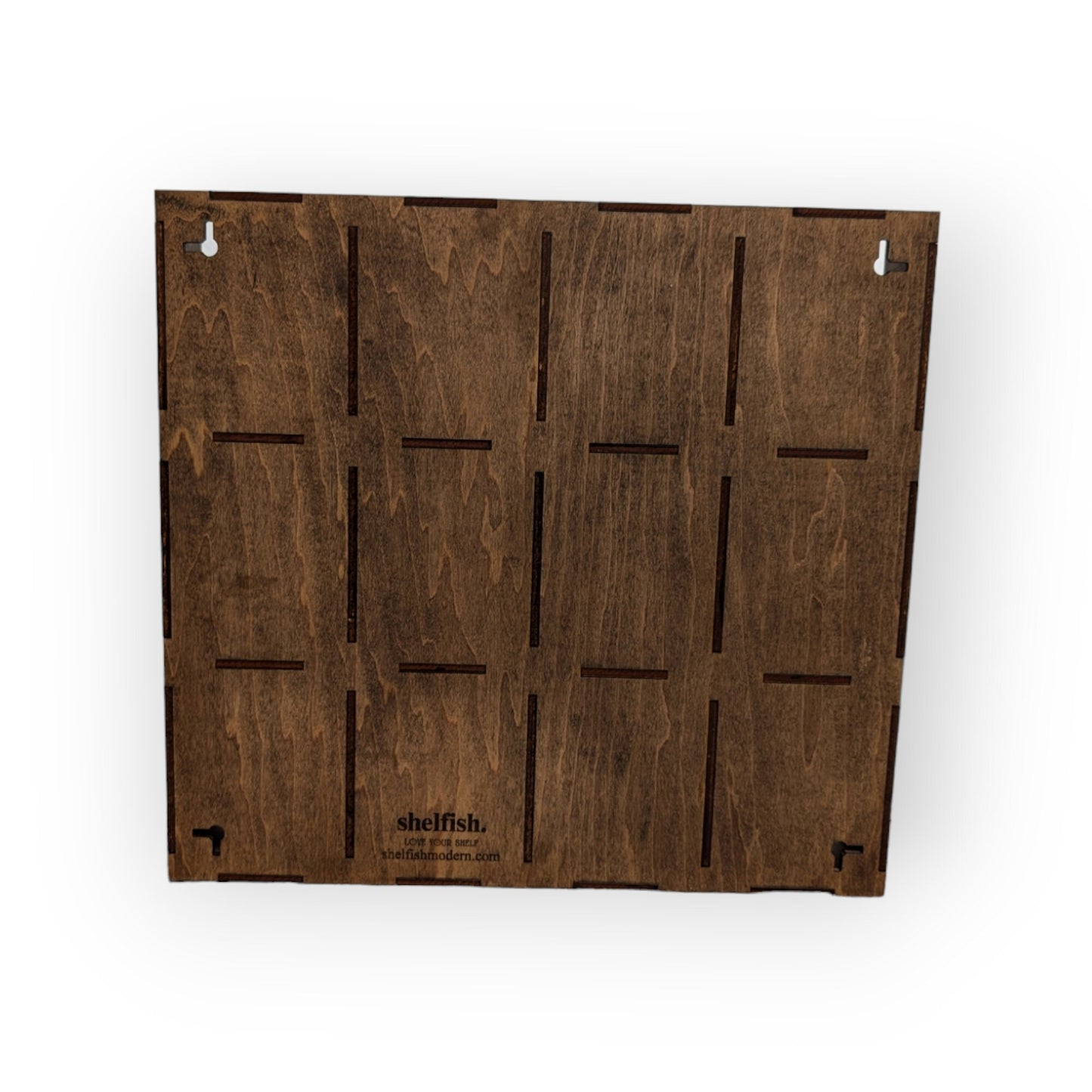 12 Compartment Wooden Display Shelf- 5x4 - Trinket Shelf - Curio Cabinet