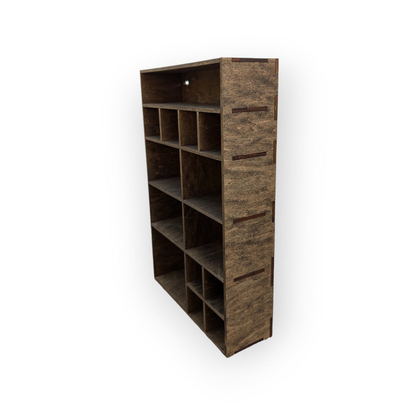 Shadow Box Wooden Display Shelf - Wall Cubby Shelf - Multiple Compartment Sizes - #4a - Trinket Shelf - Curio Cabinet