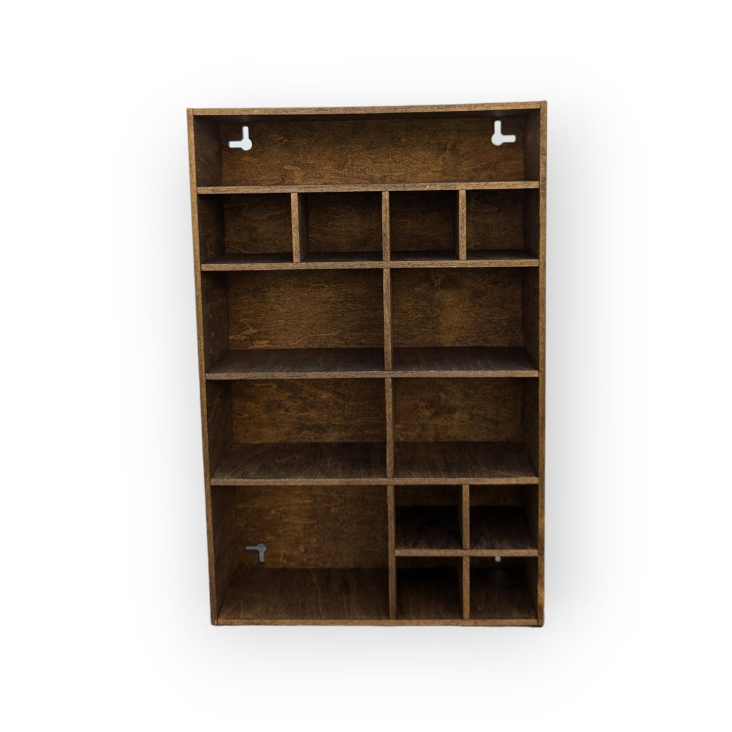 Shadow Box Wooden Display Shelf - Wall Cubby Shelf - Multiple Compartment Sizes - #4a - Trinket Shelf - Curio Cabinet