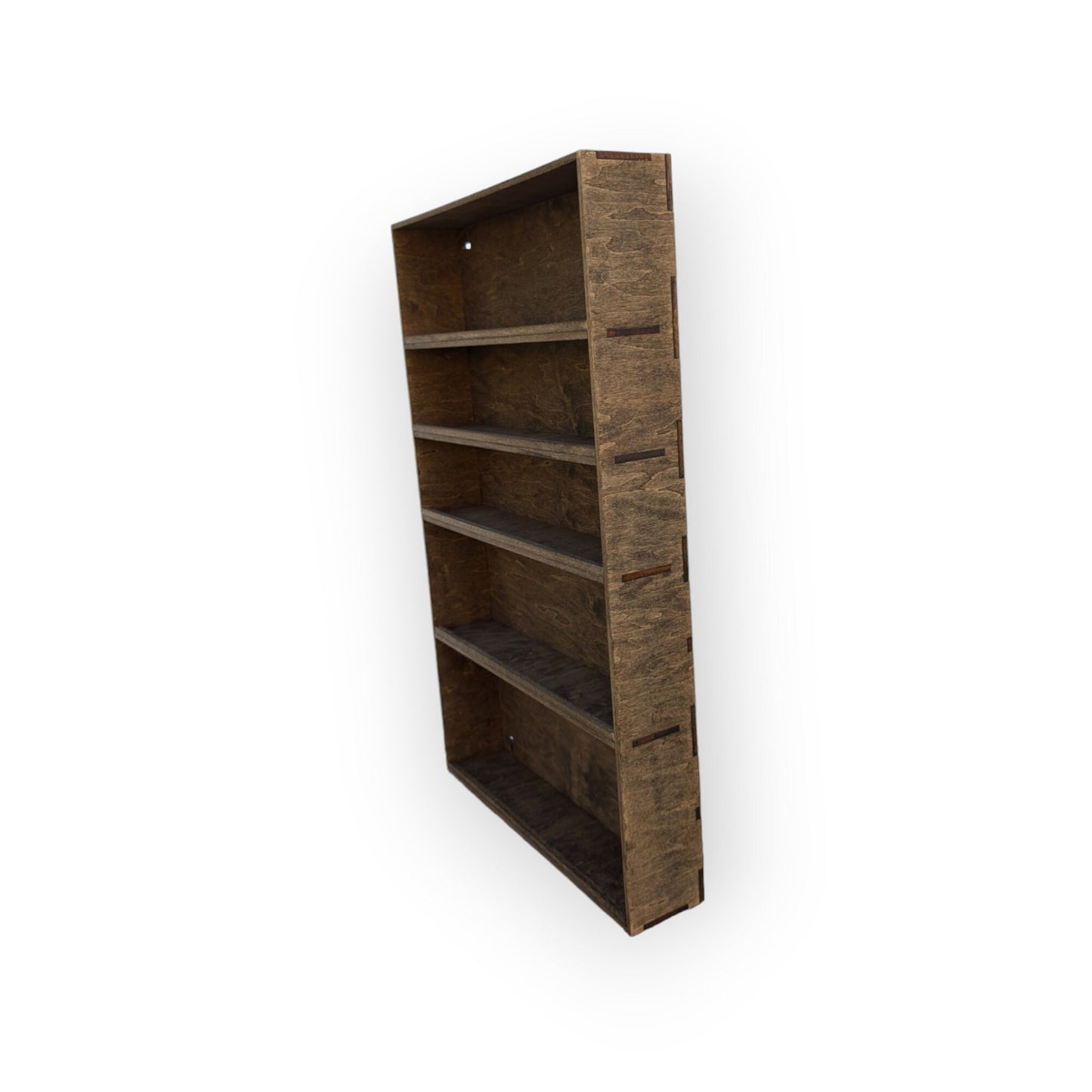 Shadow Box Wooden Display Shelf - Wall Cubby Shelf - Multiple Compartment Sizes - Trinket Shelf - Curio Cabinet
