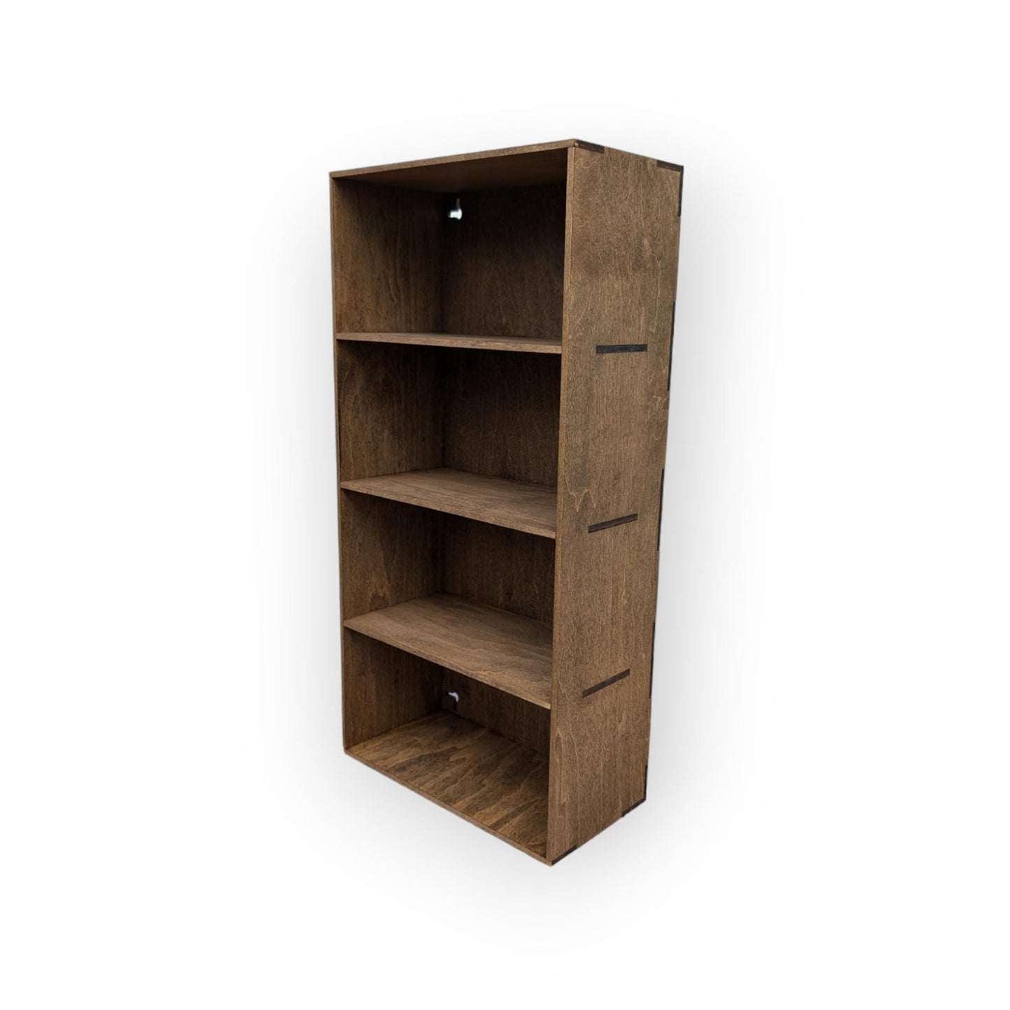 4 Compartment Wooden Display Shelf - 5x10 - Trinket Shelf - Curio Cabinet