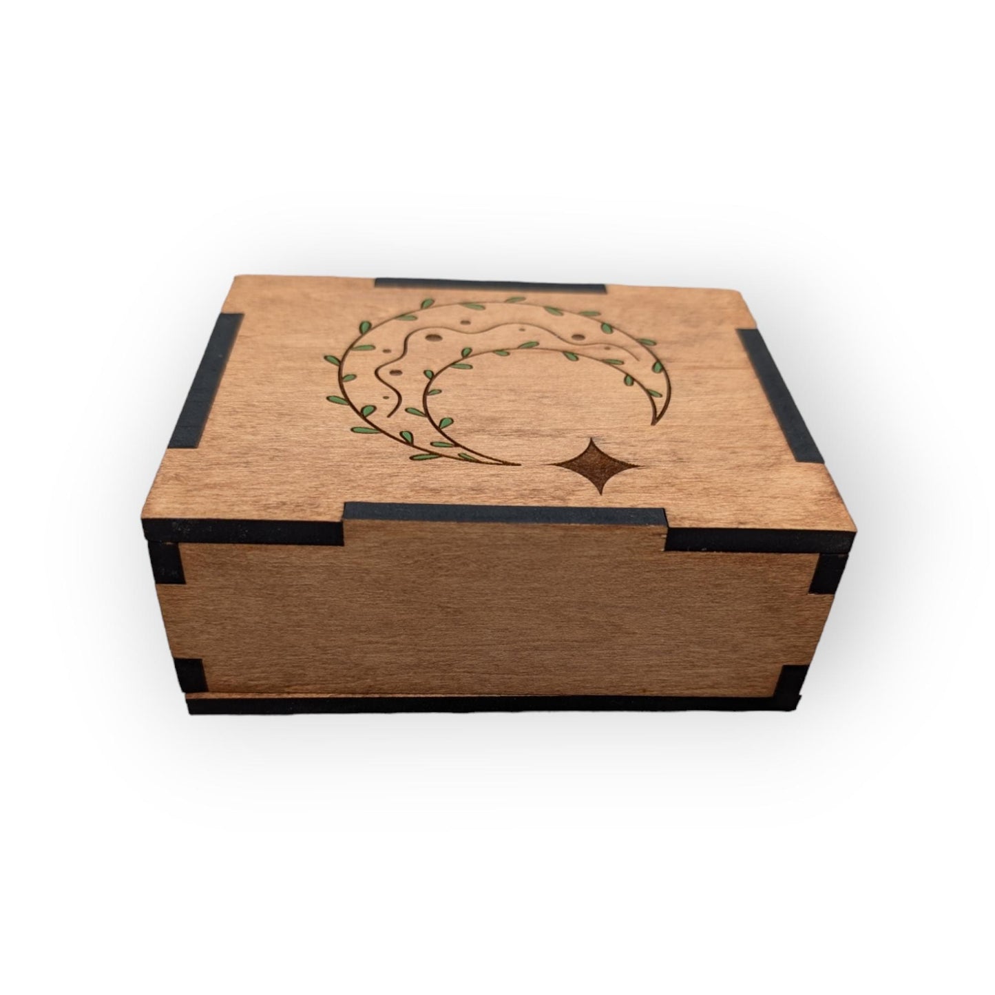 Custom Moon Wooden Display Box