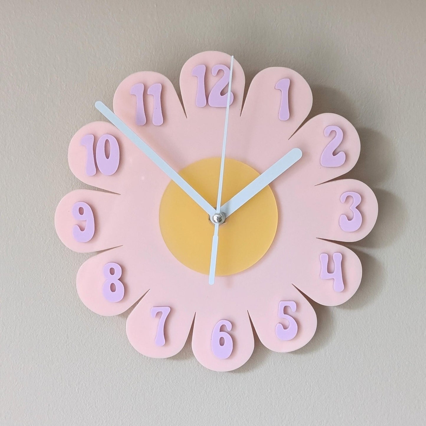 Mini Daisy Wall Clock