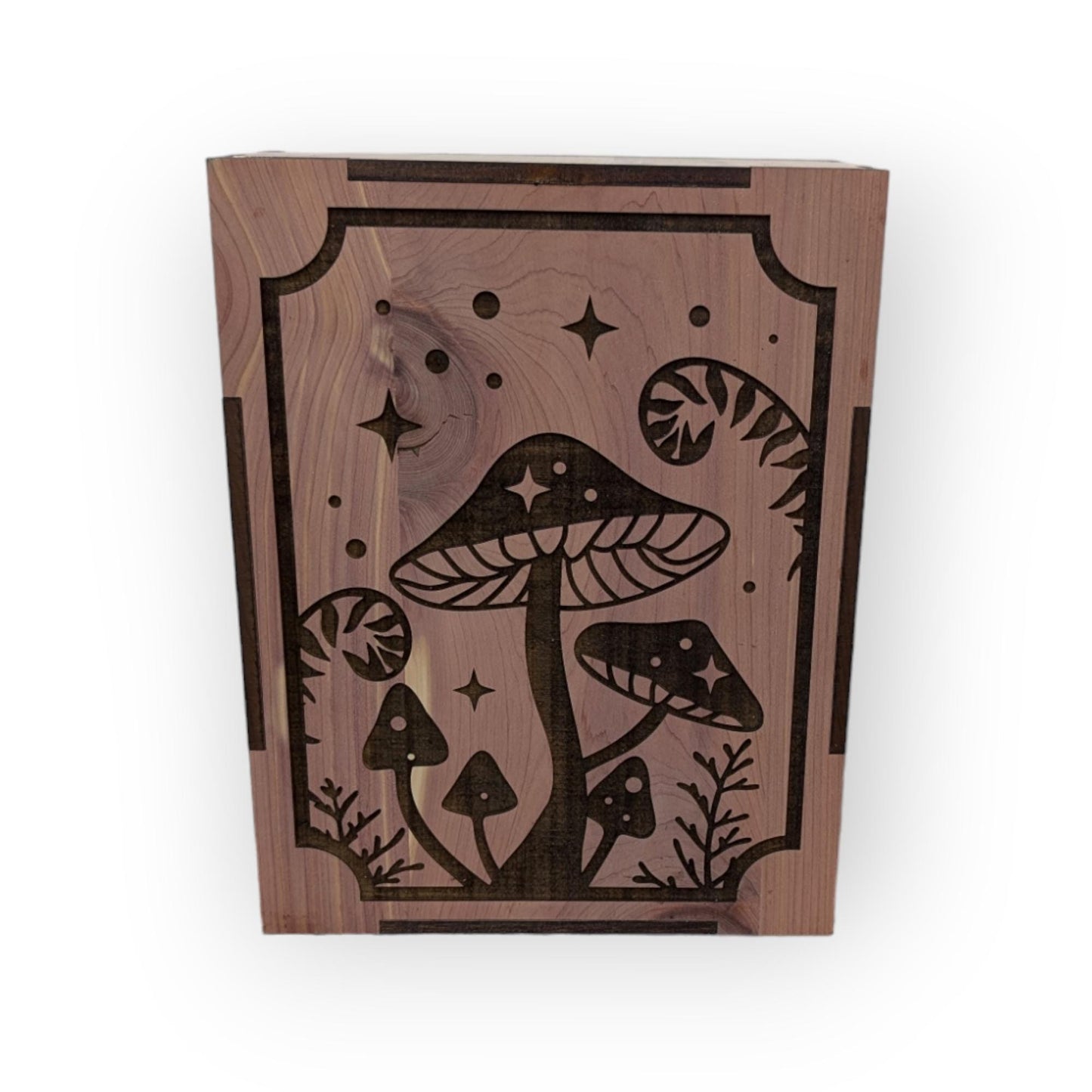Custom Mushroom Wooden Display Box
