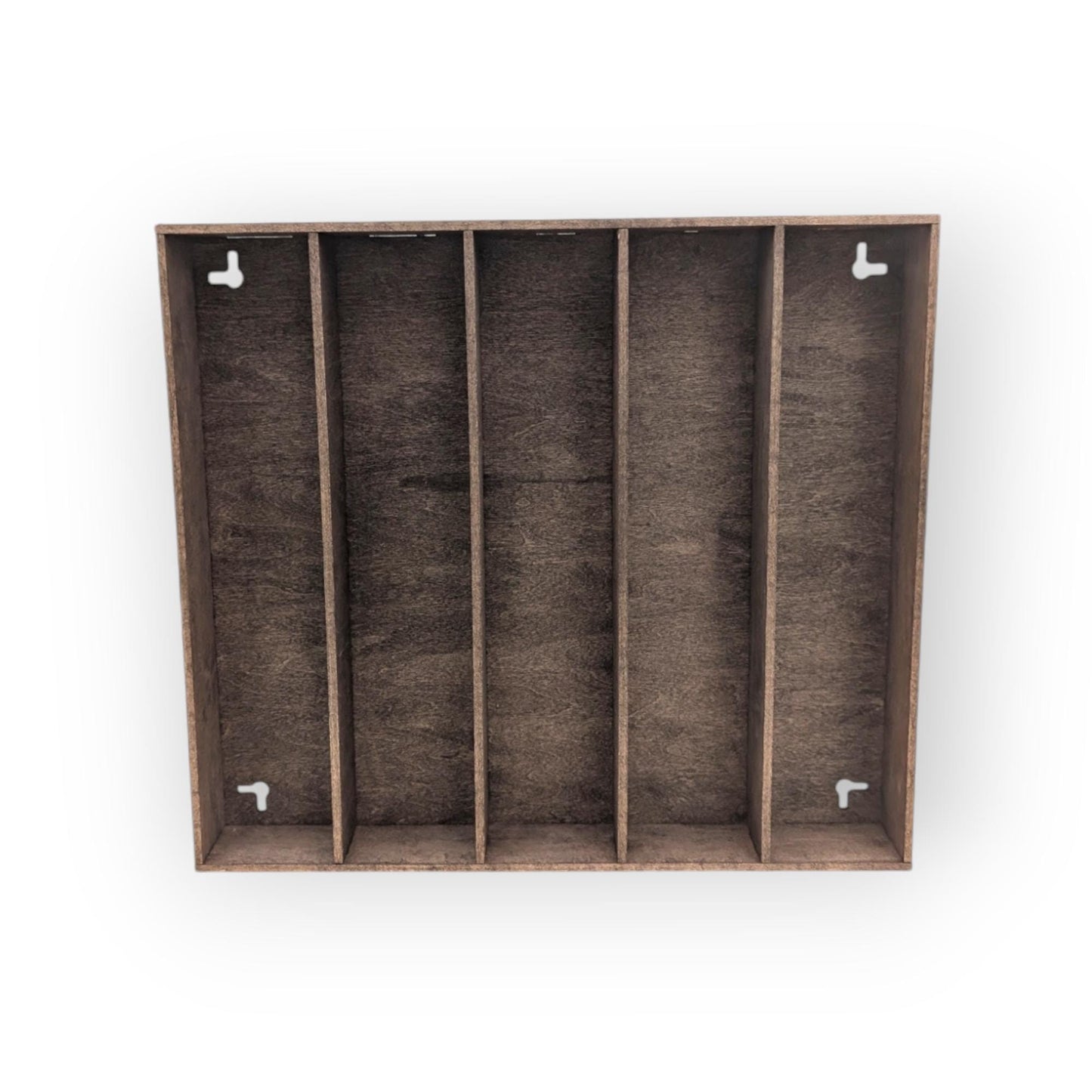 5 Compartment Wooden Display Shelf - 14.5x3 - Trinket Shelf - Curio Cabinet