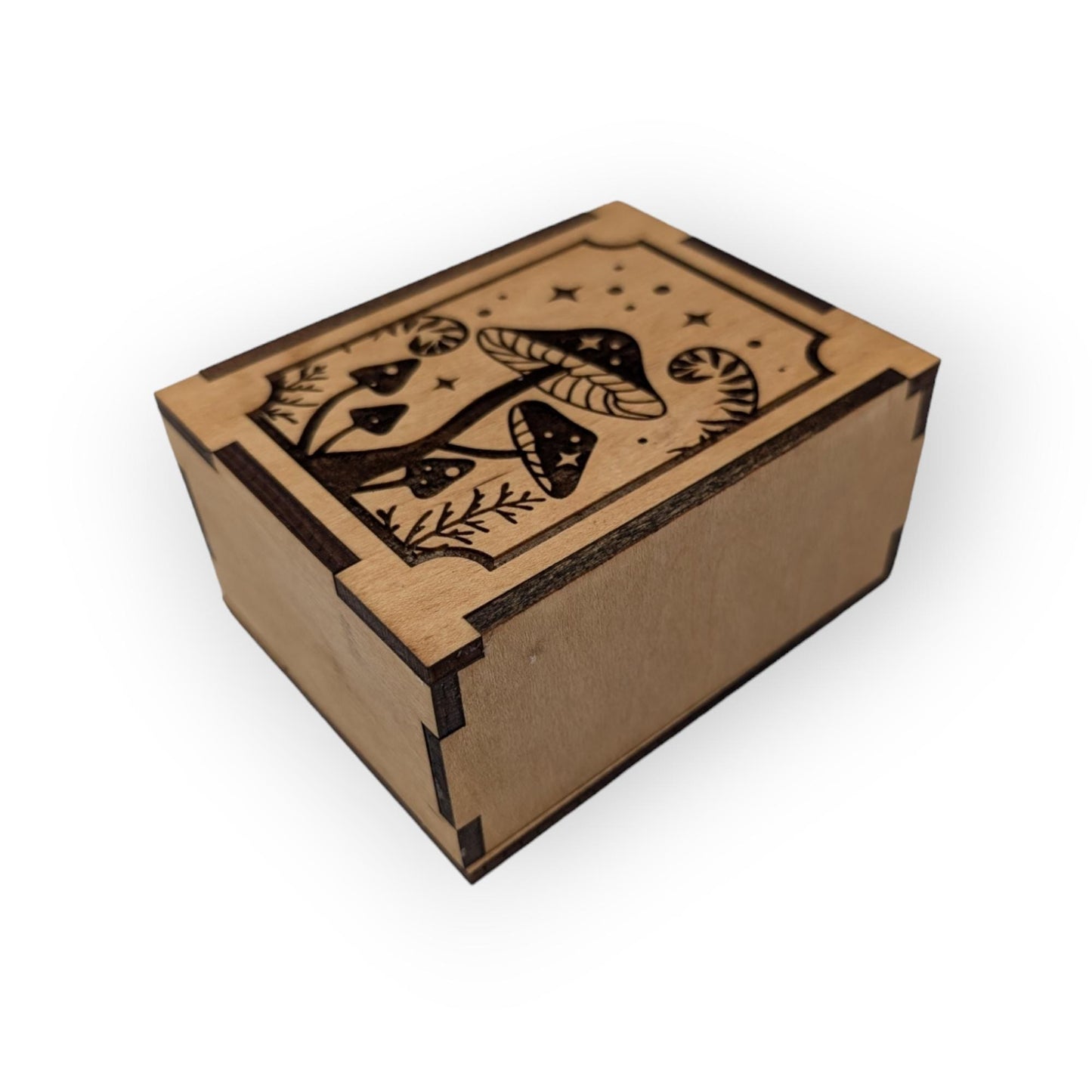 Custom Mushroom Wooden Display Box