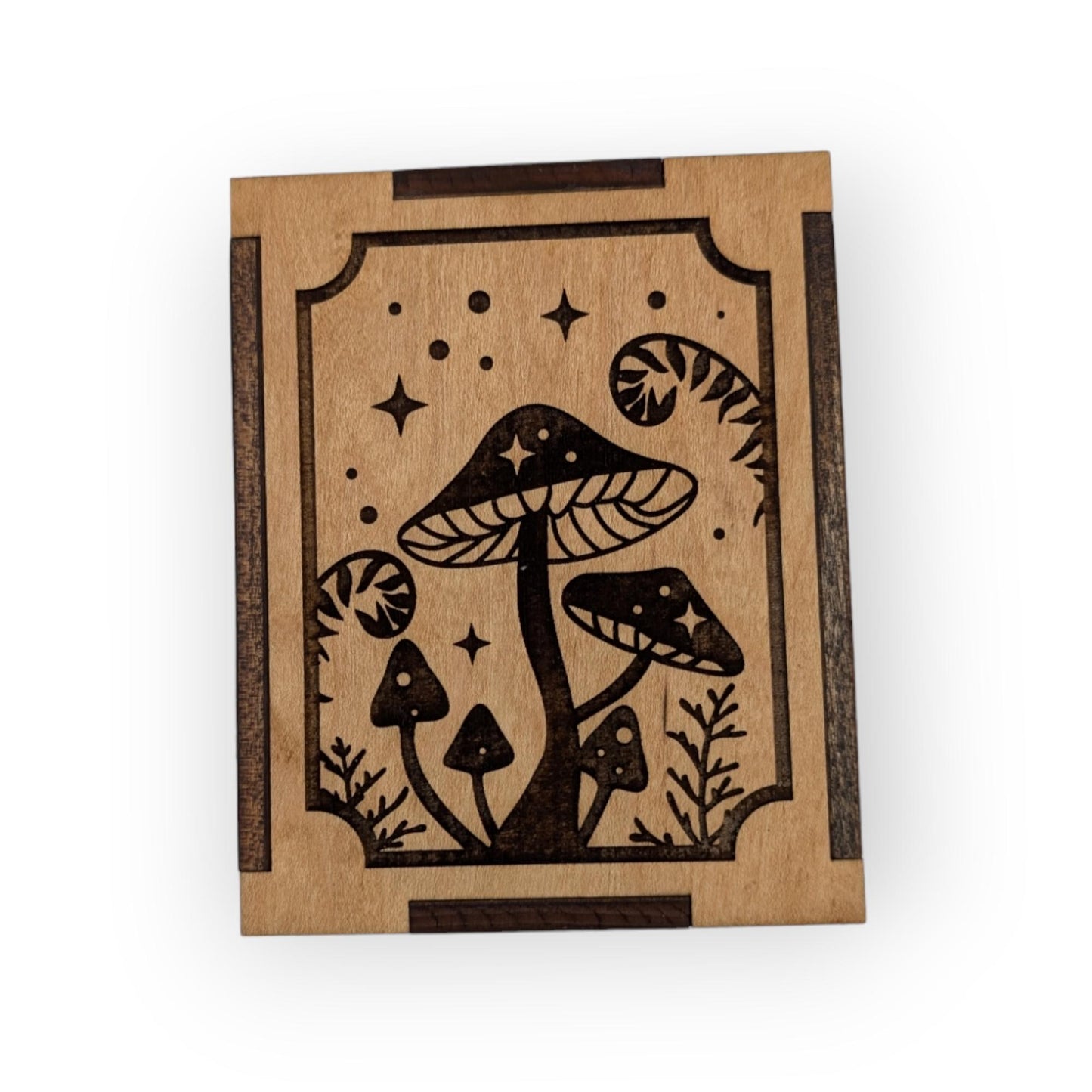 Custom Mushroom Wooden Display Box