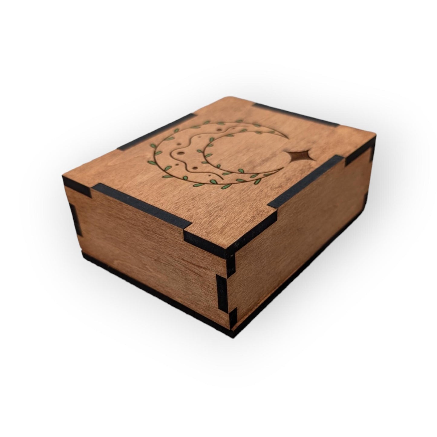 Custom Moon Wooden Display Box