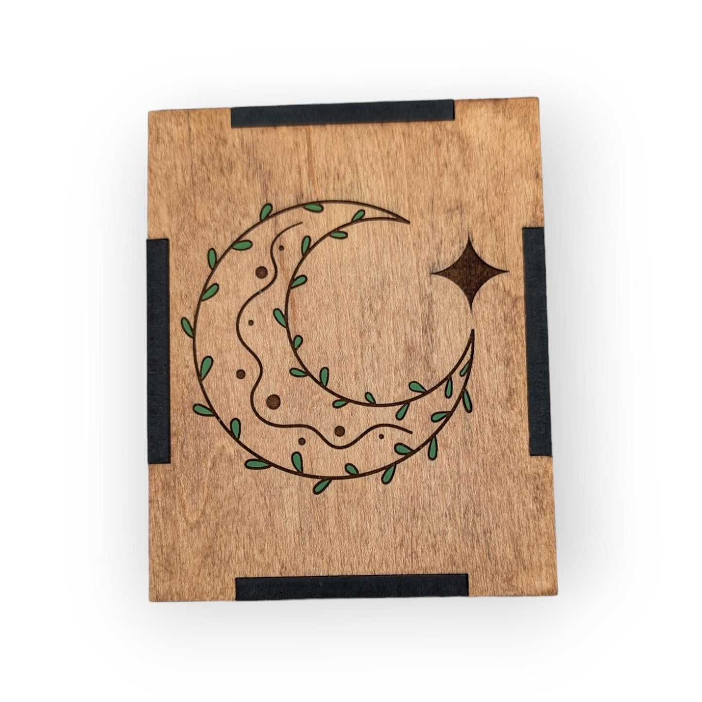 Custom Moon Wooden Display Box