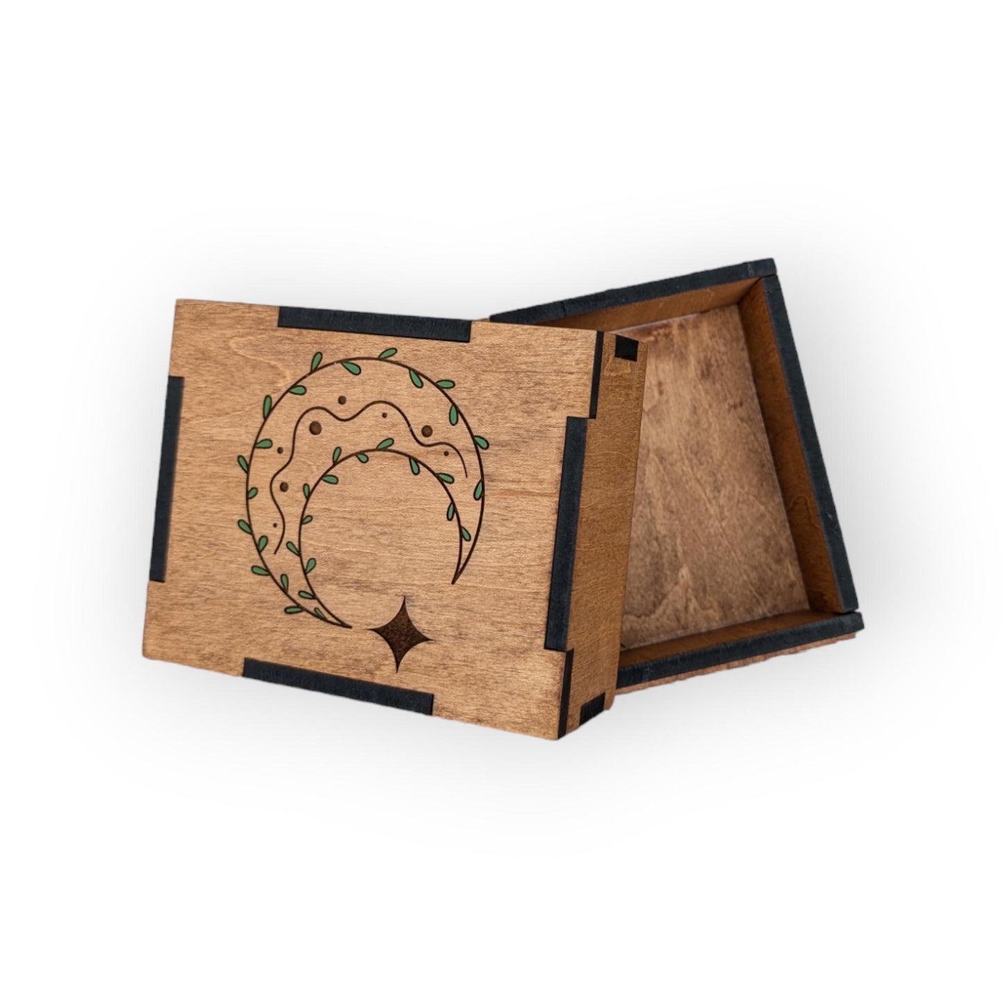 Custom Moon Wooden Display Box
