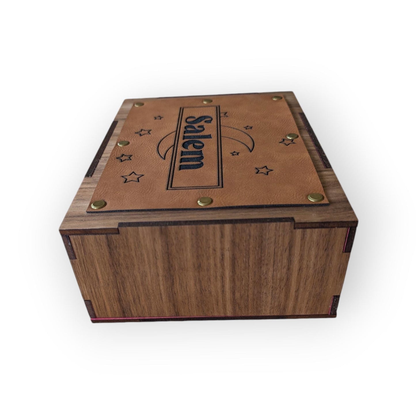 Custom Name Moon Frame Wooden Display Box