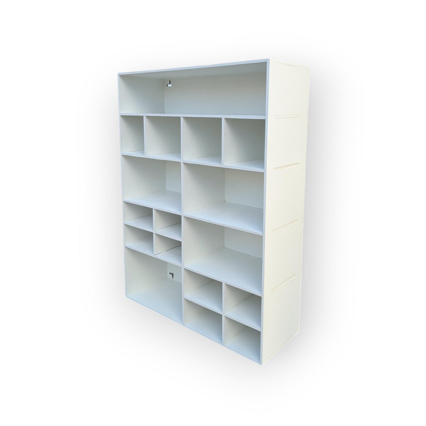 Shadow Box Wooden Display Shelf - Wall Cubby Shelf - Multiple Compartment Sizes - #11 - Trinket Shelf - Curio Cabinet