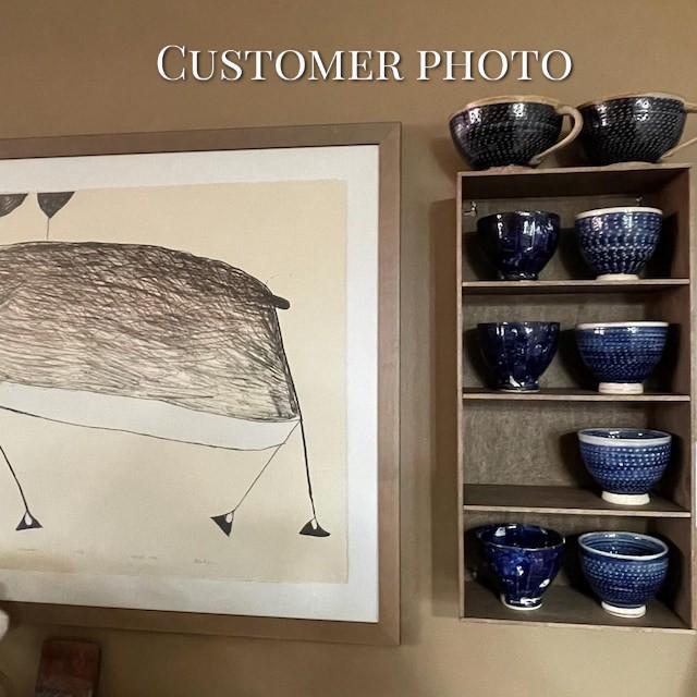 4 Compartment Wooden Display Shelf - 5x10 - Trinket Shelf - Curio Cabinet