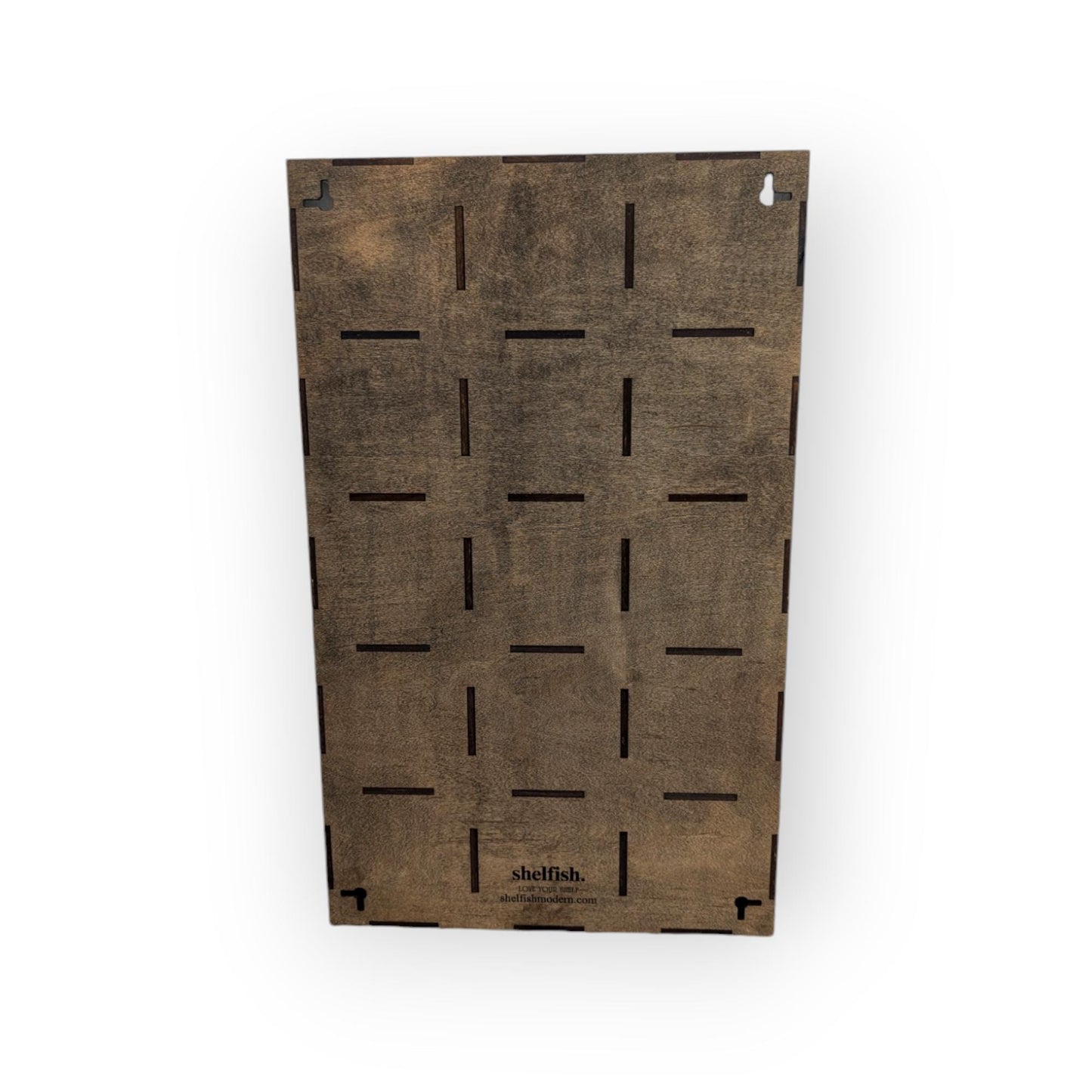 15 Compartment Wooden Display Shelf - 4x4 - Trinket Shelf - Curio Cabinet