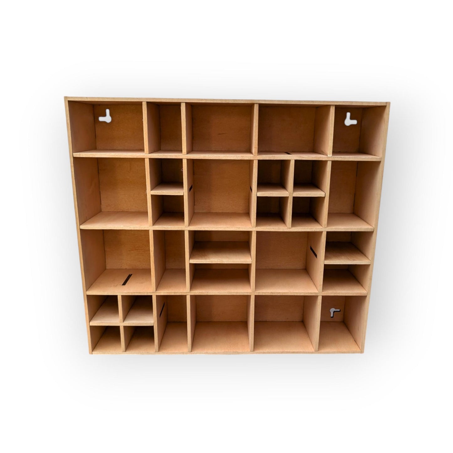 Shadow Box Wooden Display Shelf - Wall Cubby Shelf - Multiple Compartment Sizes - #17b - Trinket Shelf - Curio Cabinet